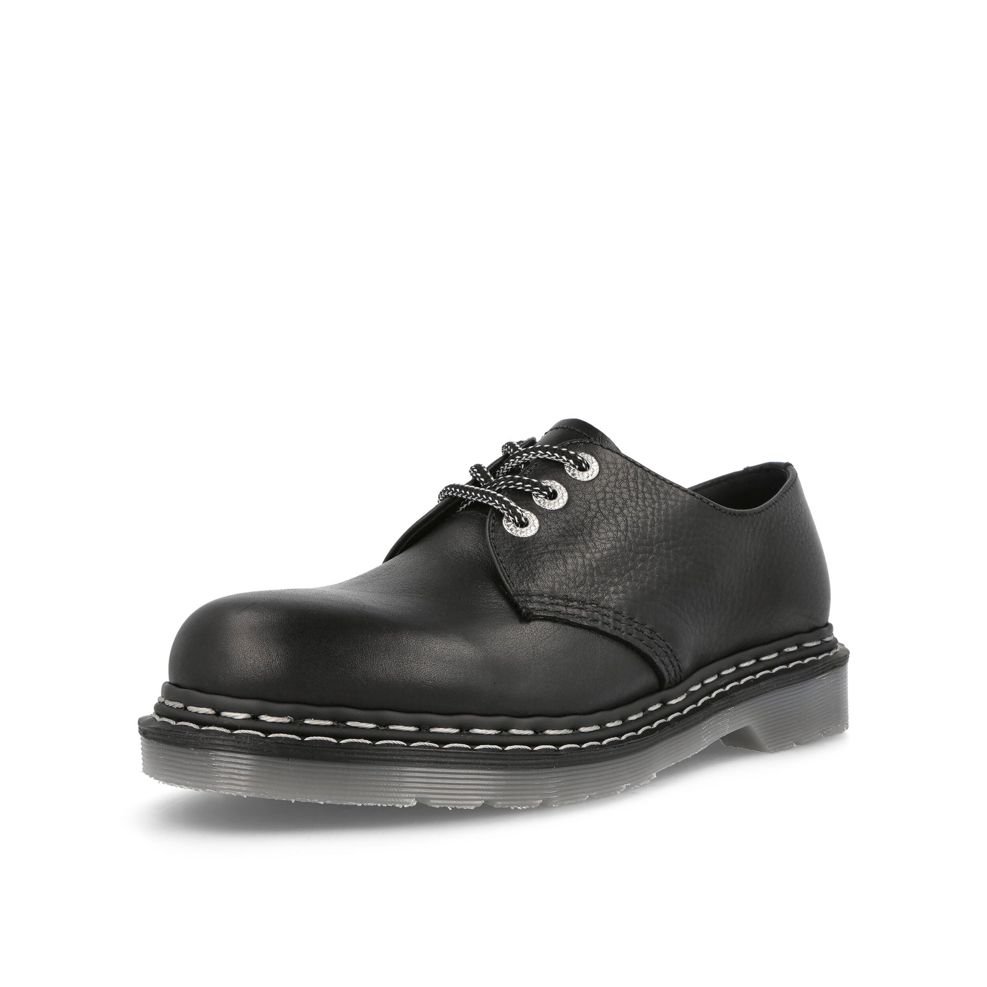 Dr. Martens 1461 Black Marrick Loafers & Lace ups Close Up | Overkill