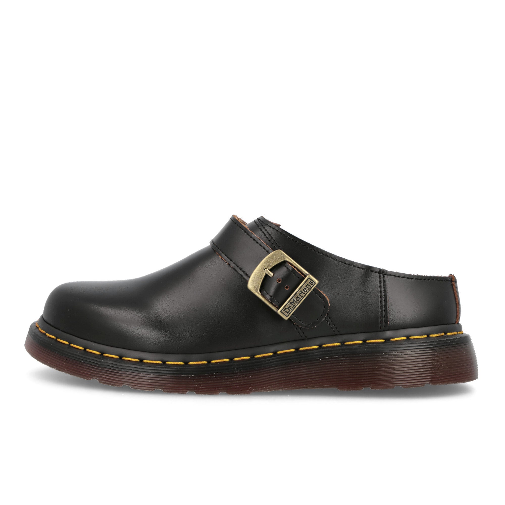 Dr. Martens Isham Vintage Slingback Mules Black Vintage Smooth Slides, Sandals & Slippers 30627001 | Overkill