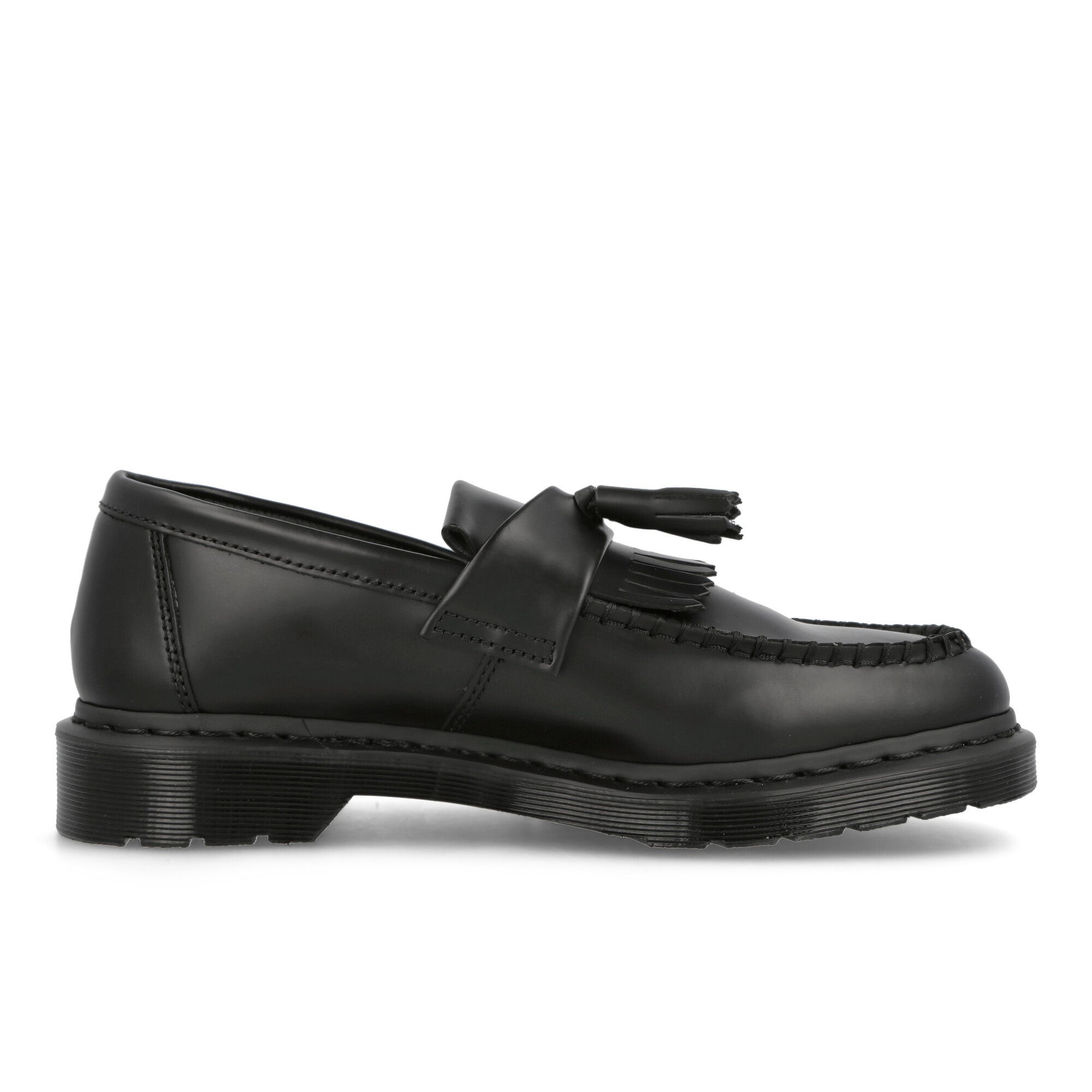 Dr. Martens Adrian Mono Black Smooth Loafers & Lace ups Silhouette | Overkill