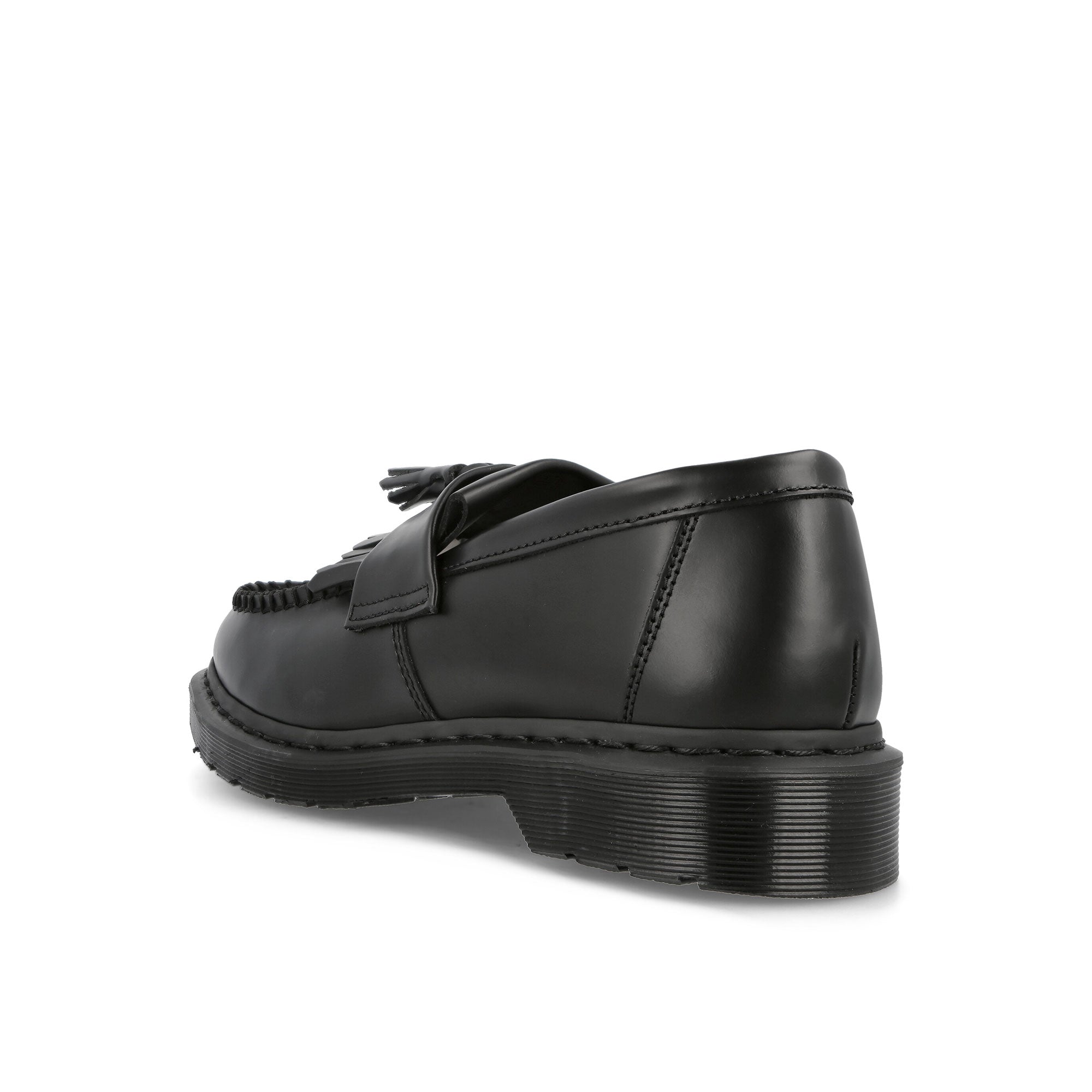 Dr. Martens Adrian Mono Black Smooth Loafers & Lace ups Material | Overkill