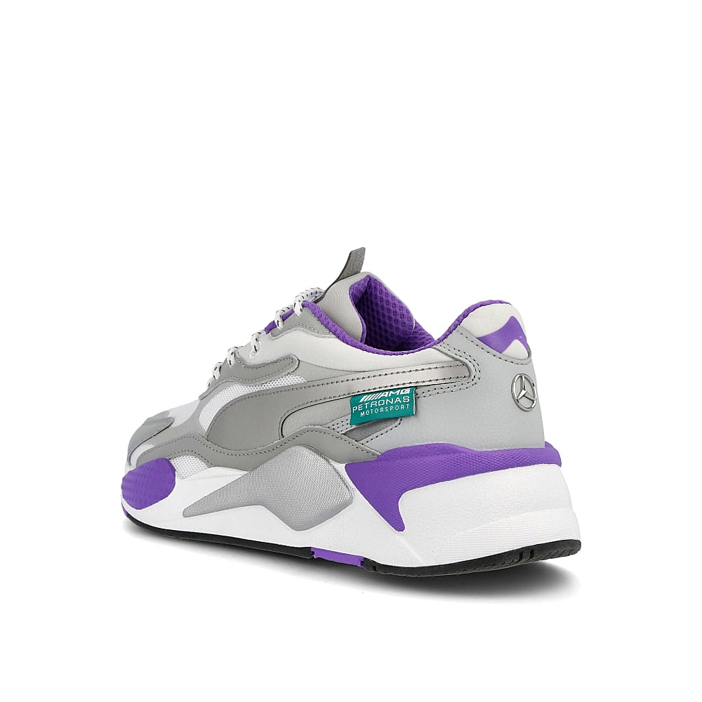 Puma Mercedes x Puma RS-X³ Silver-Puma White-Luminous Sneakers Material | Overkill