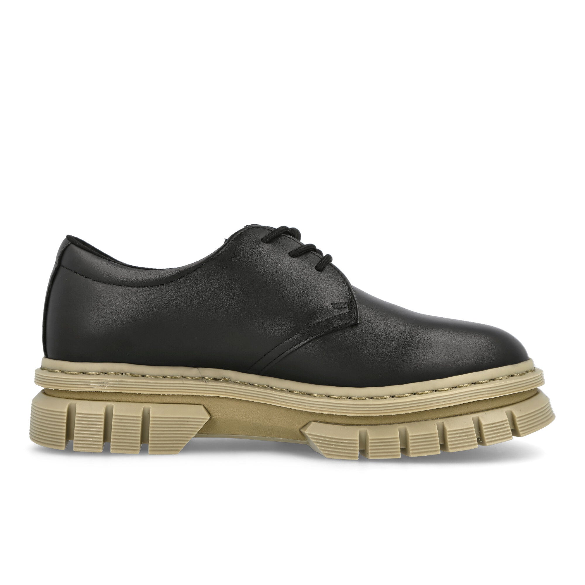 Dr. Martens Rikard 3I Black Polished Lucido Loafers & Lace ups Silhouette | Overkill