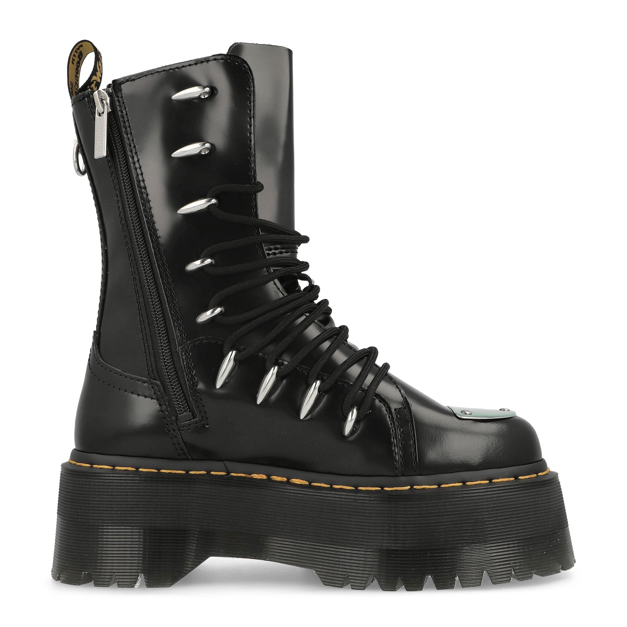 Dr. Martens Jadon Hi LTT Max Black Boots Silhouette | Overkill