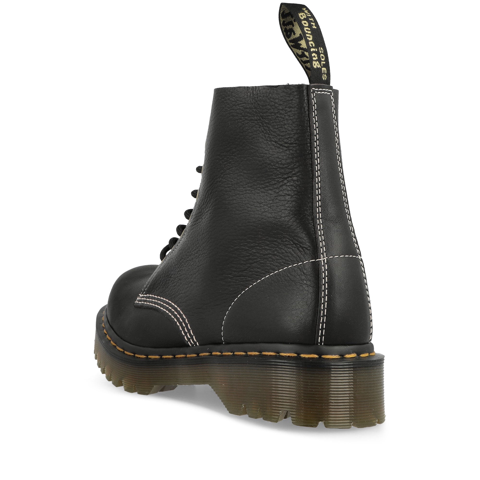 Dr. Martens 1460 Pascal Charcoal Grey Boots Material | Overkill