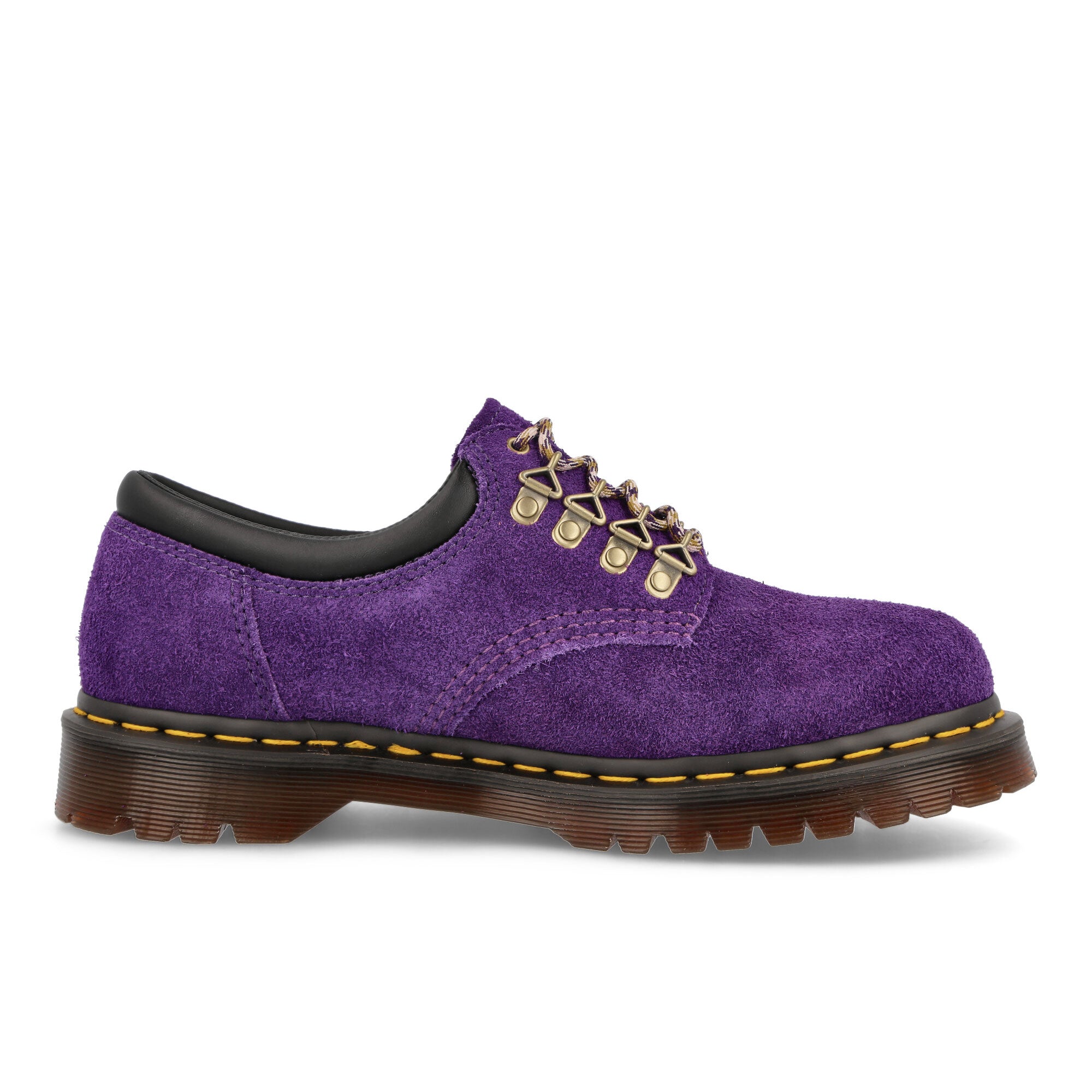 Dr. Martens 8053 Rich Purple Long Napped Suede Loafers & Lace ups Silhouette | Overkill