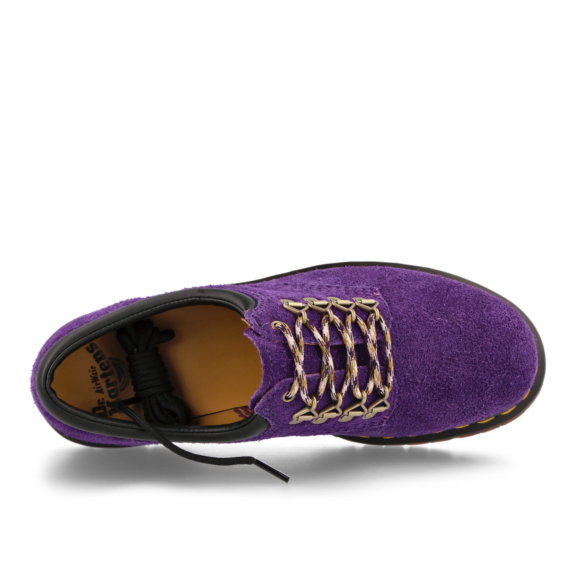 Dr. Martens 8053 Rich Purple Long Napped Suede Loafers & Lace ups Detailfoto | Overkill