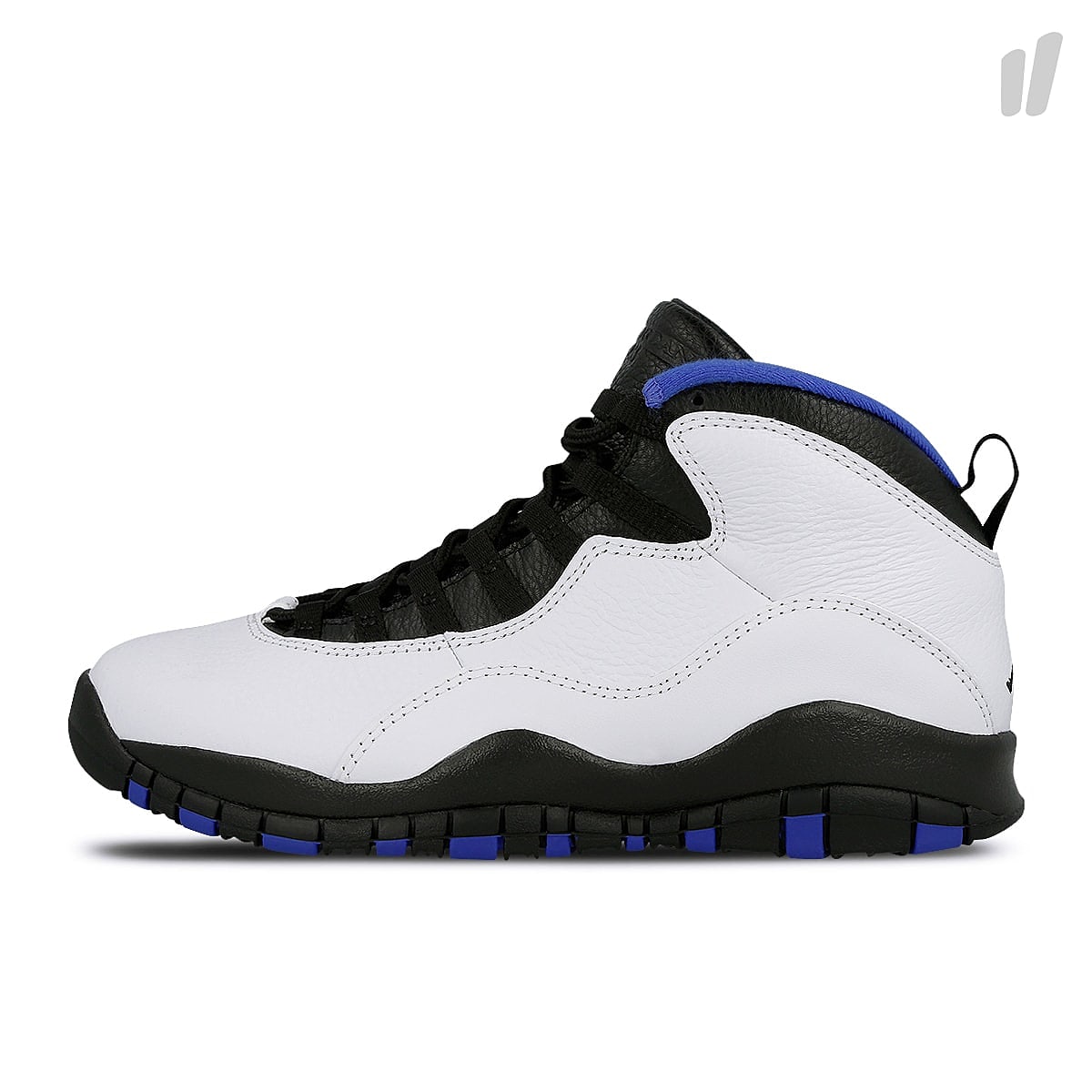 Jordan Air Jordan 10 Retro White / Black - Royal Blue - Metallic Silver Mid Top Sneakers 310805 108 | Overkill