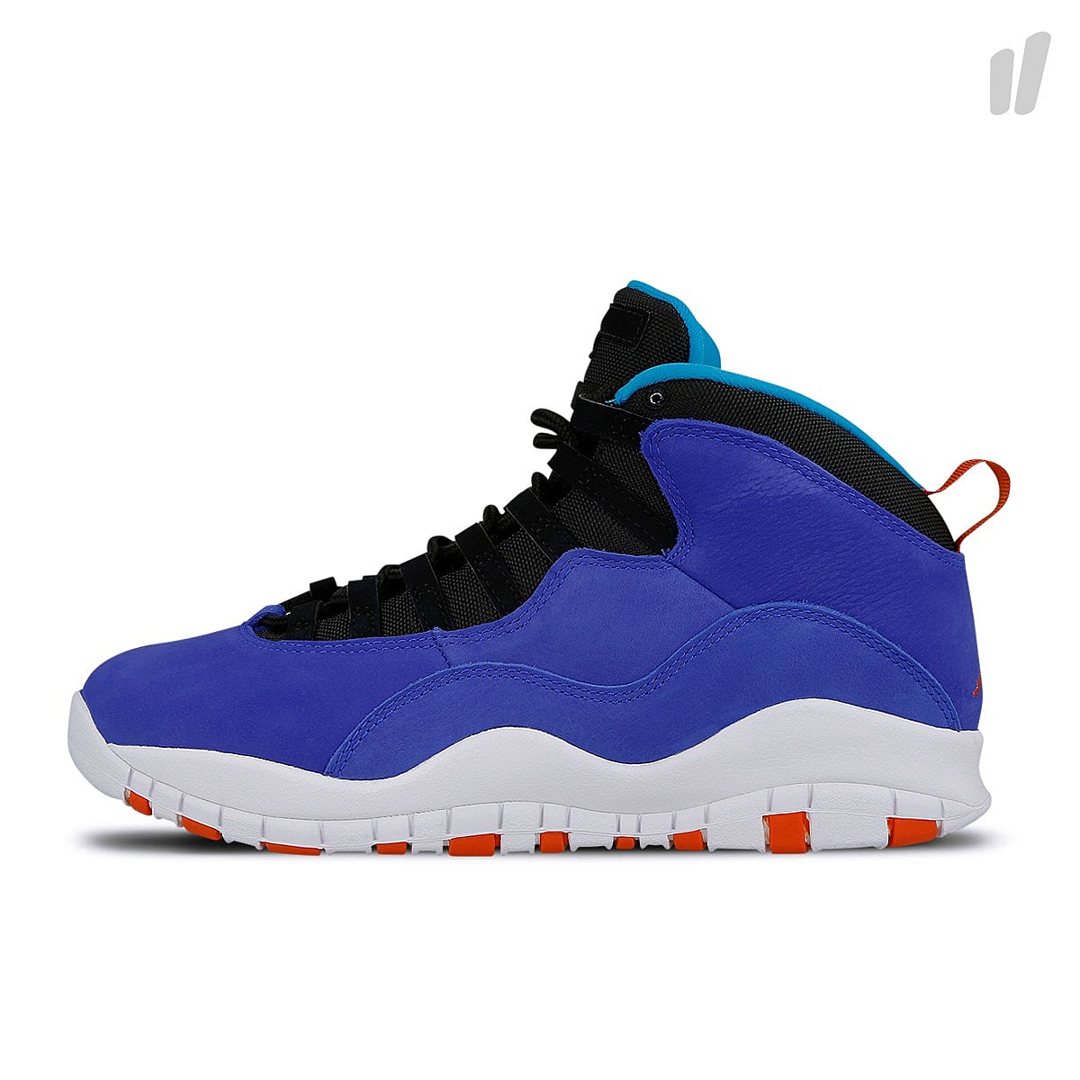 Jordan Air Jordan 10 Retro "Tinker" Racer Blue / Team Orange - Black Mid Top Sneakers 310805 408 | Overkill