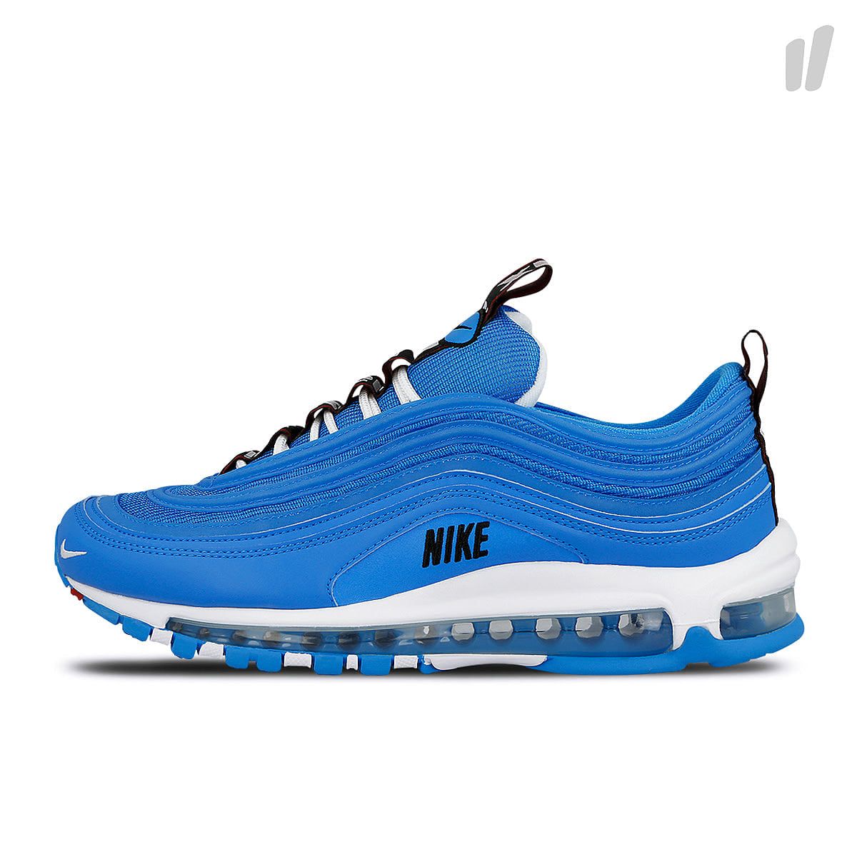 Nike air max 97 premium Blue Hero-White - Black - Varsity Red Sneakers 312834 401 | Overkill