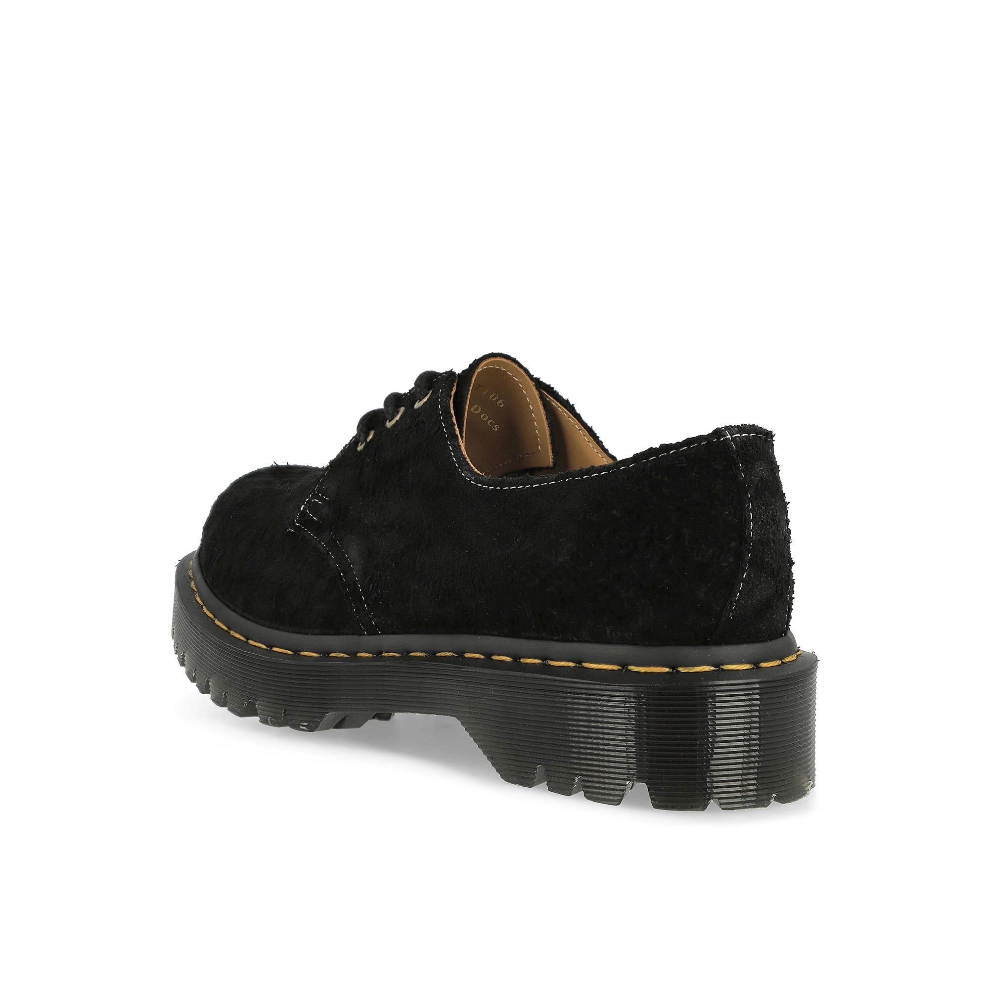 Dr. Martens 1461 Bex Emboss Suede Oxford Shoes Black Loafers & Lace ups Material | Overkill