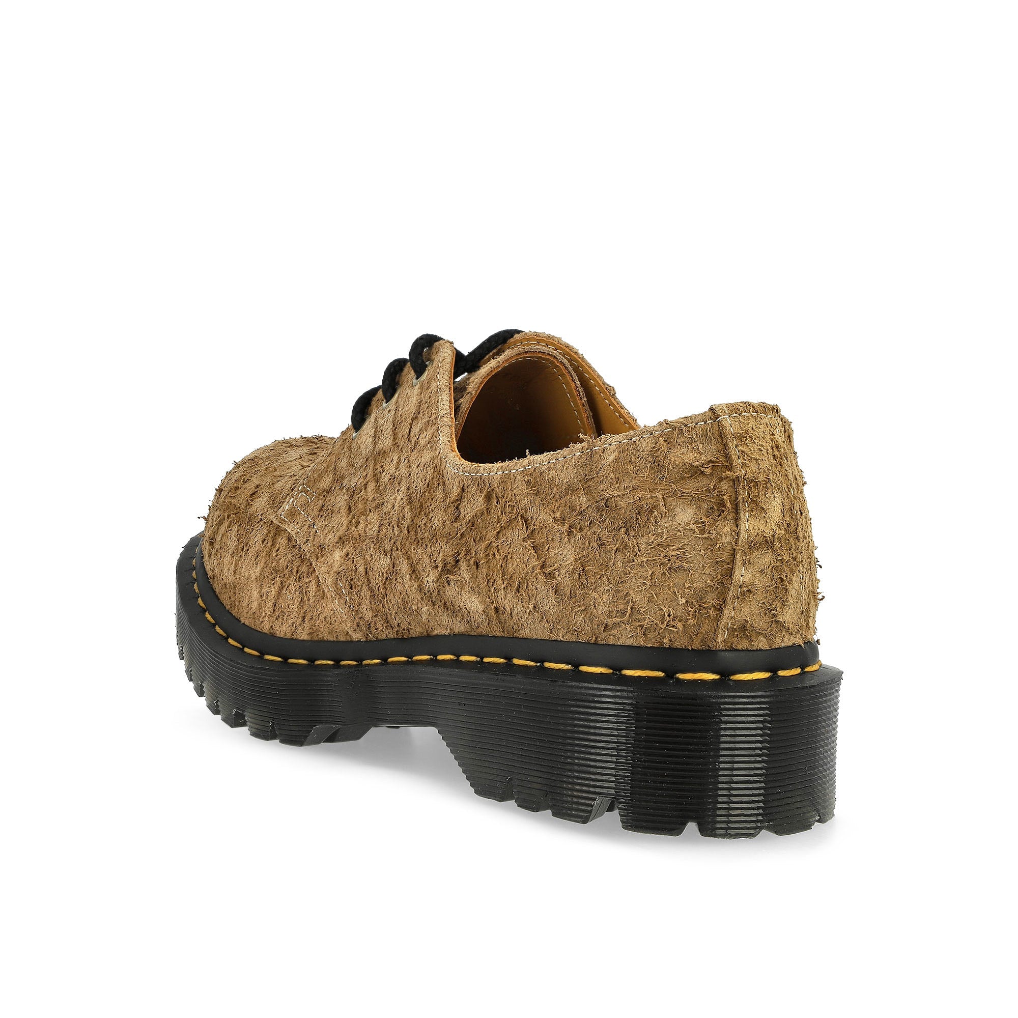 Dr. Martens 1461 Bex Emboss Suede Oxford Shoes Savannah Tan Heavy Emboss Hairy Suede Loafers & Lace ups Material | Overkill