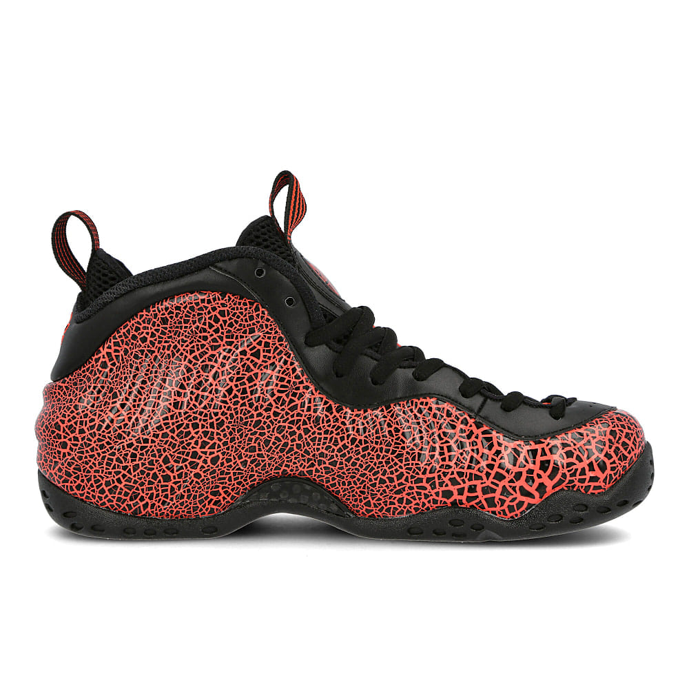 Nike air foamposite one Black-Bright Crimson - Total Crimson High Top Sneakers Silhouette | Overkill