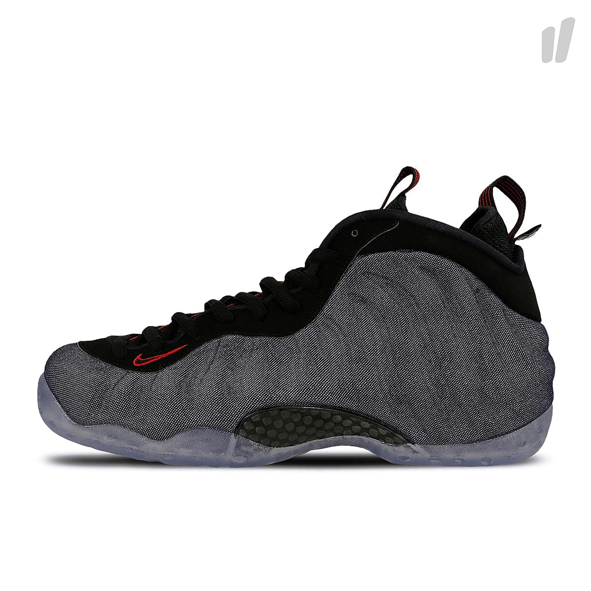 Nike air foamposite one Obsidian / Black - University Red High Top Sneakers 314996 404 | Overkill