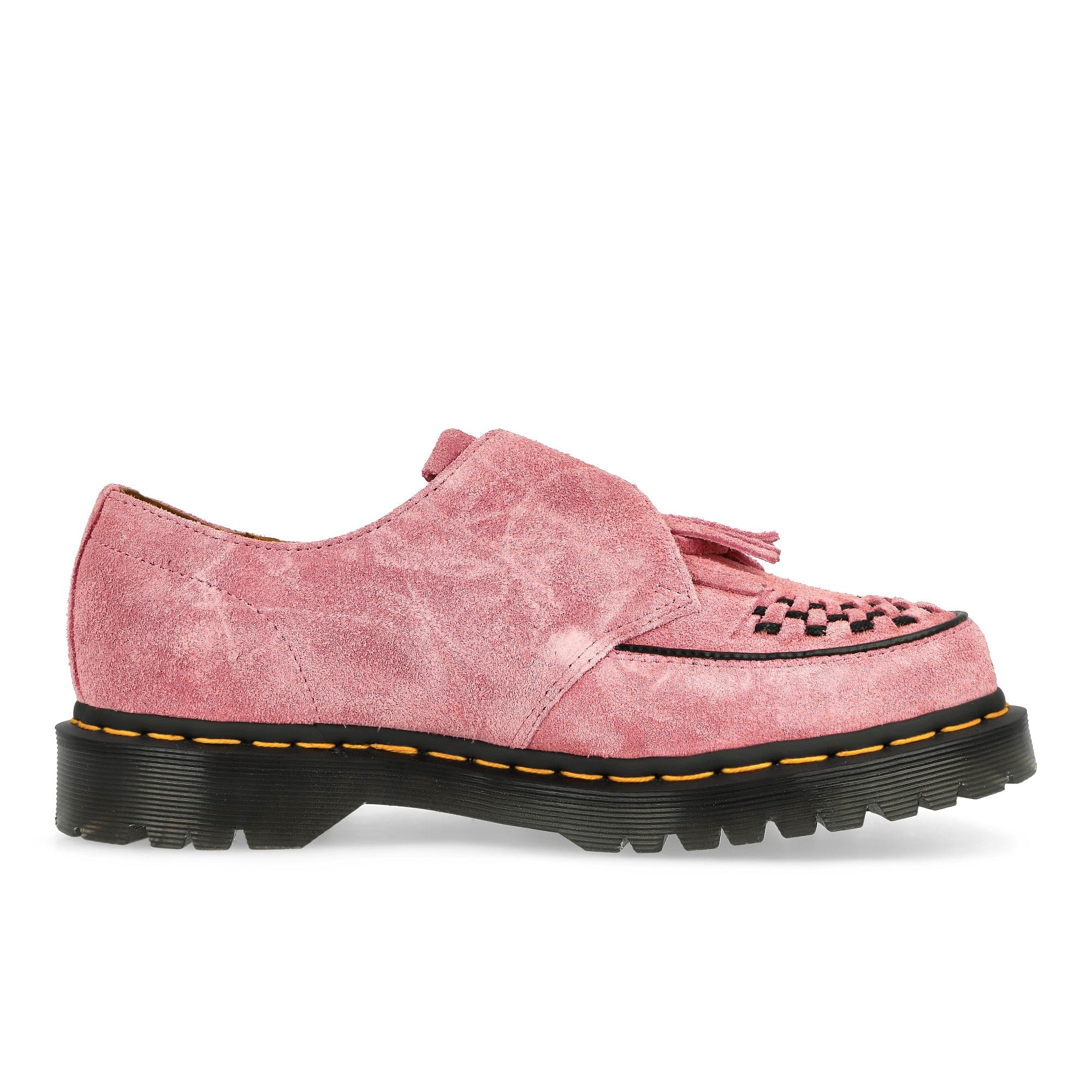 Dr. Martens Ramsey Monk KLT Creeper Fondant Pink Desert Oasis Suede Loafers & Lace ups Silhouette | Overkill
