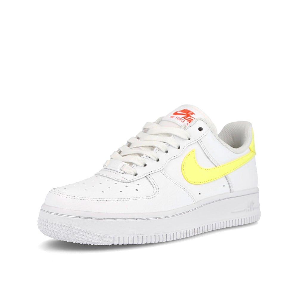 Nike wmns air force 1 07 White / Light Zitron - Bright Mango - White Detailfoto | Overkill