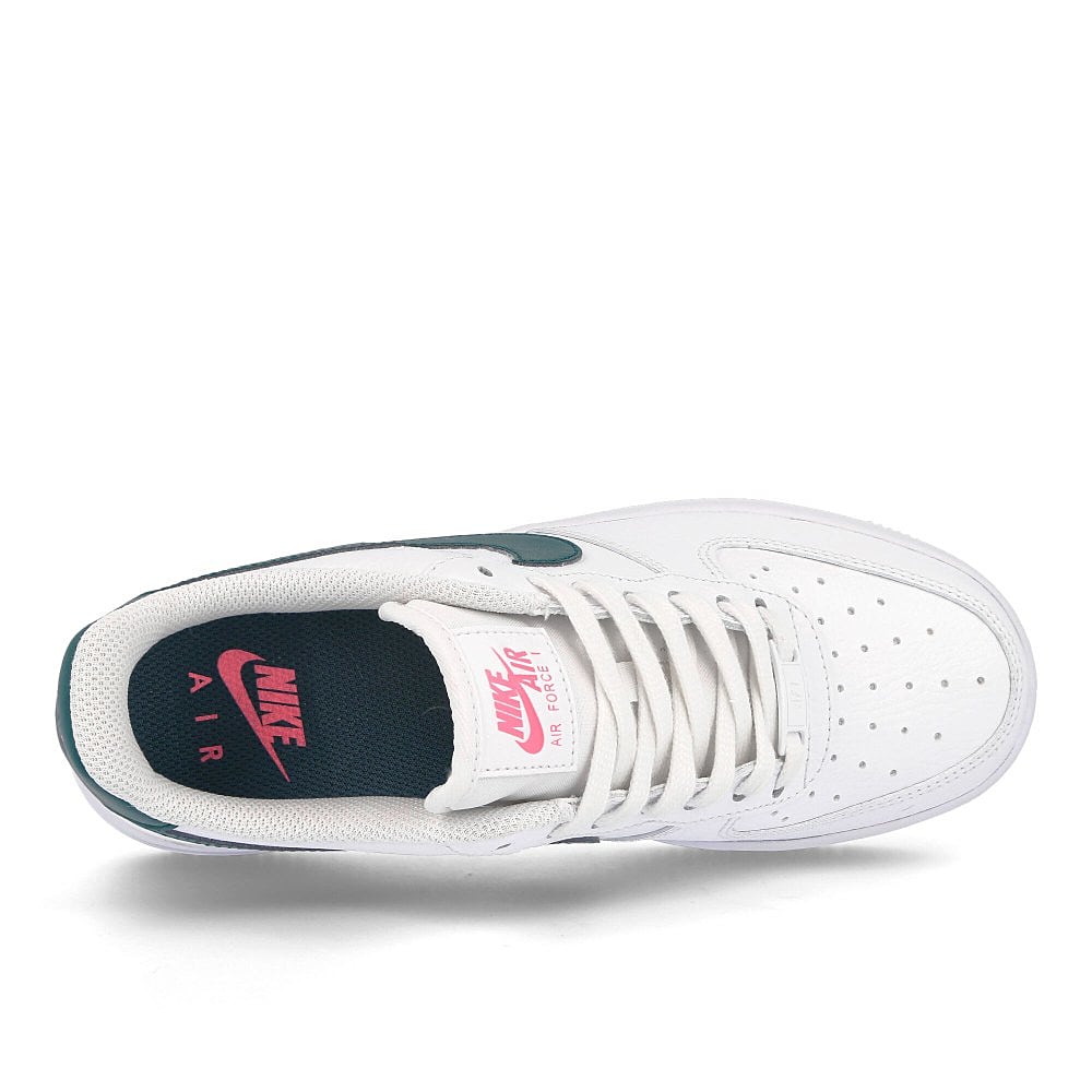 Nike wmns air force 1 07 White / Dark Teal Green - Sunset Pulse - White Detail view 1 | Overkill