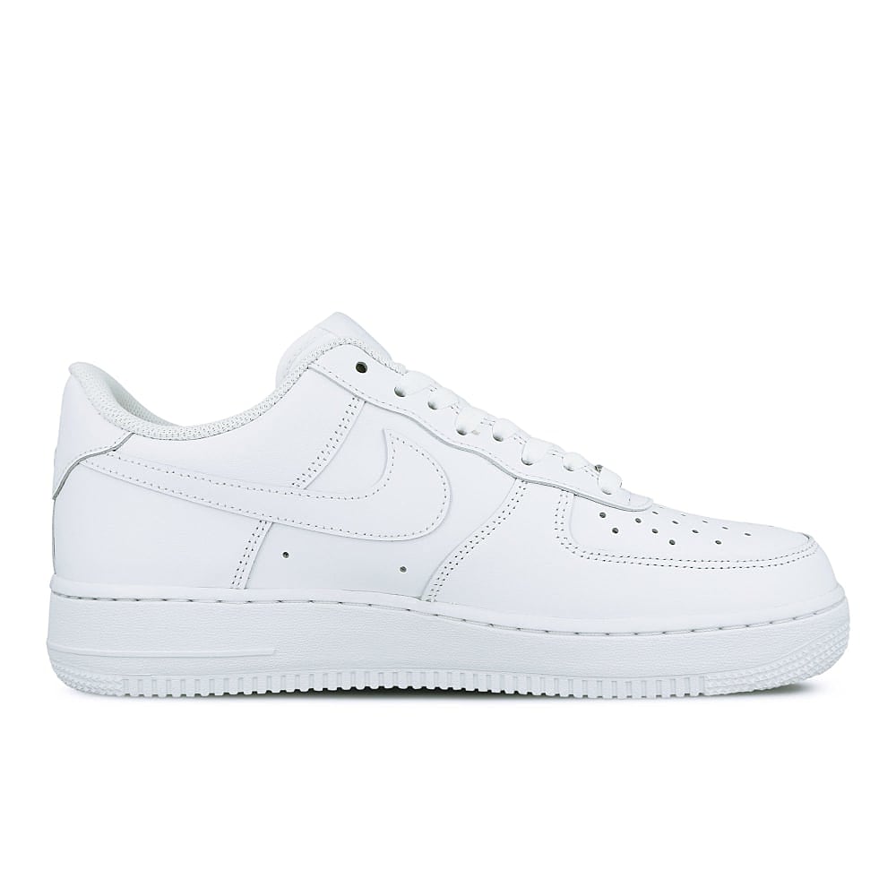 Nike air force 1 07 White / White Low Top Sneakers Silhouette | Overkill