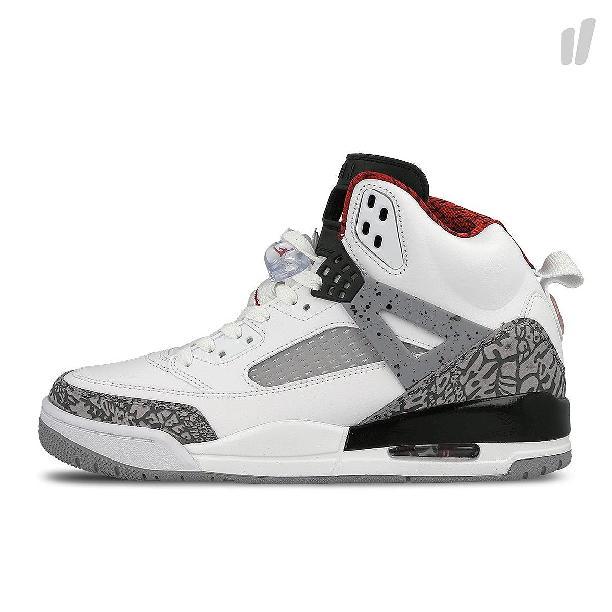 Jordan Air Jordan Spizike White / Varsity Red - Cement Grey - Black High Top Sneakers 315371 122 | Overkill