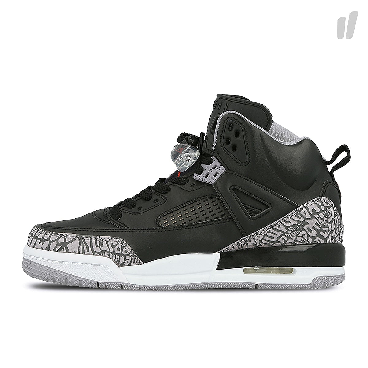 Jordan Air Jordan Spizike BG Black-Varsity Red - Cement Grey - White High Top Sneakers 317321 034 | Overkill
