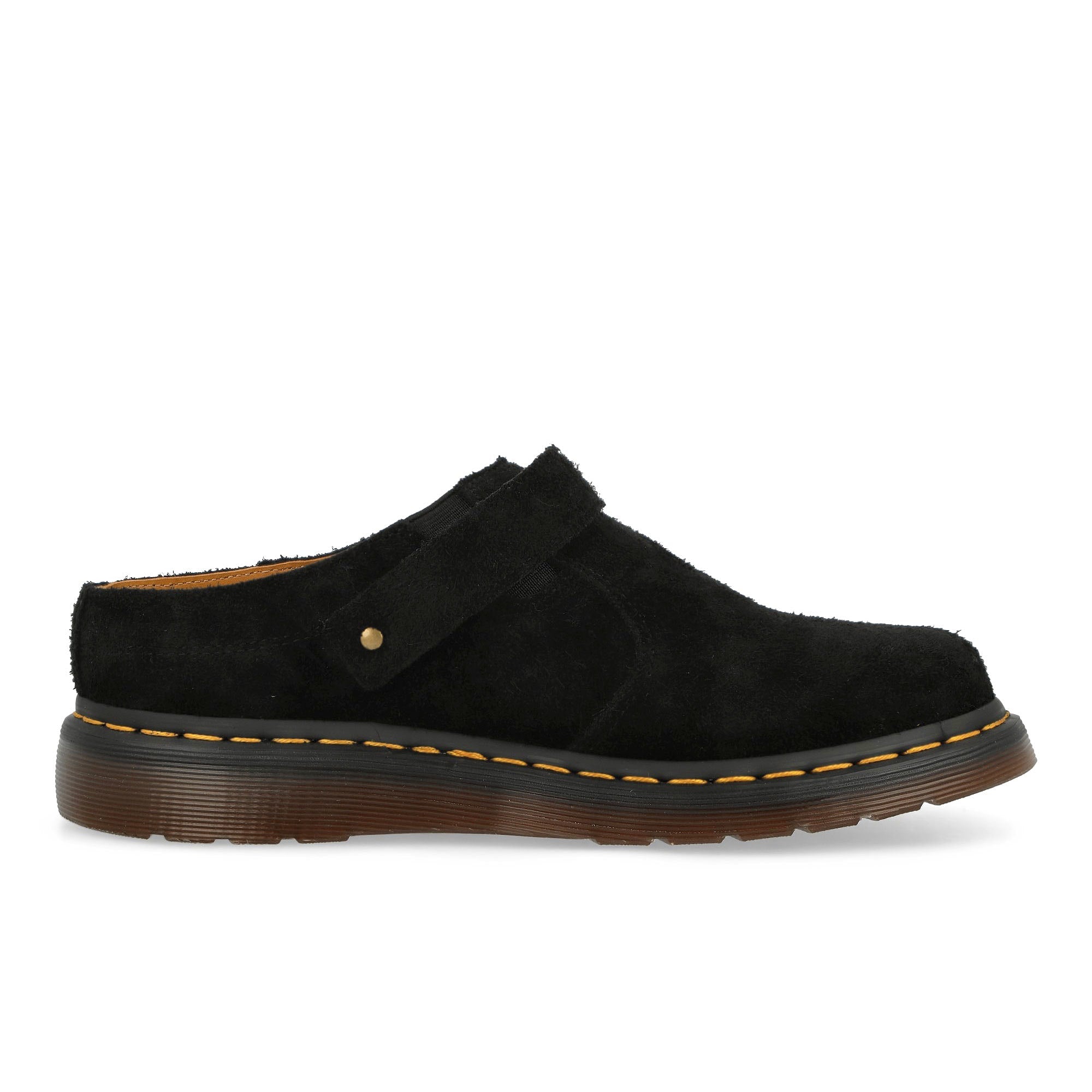 Dr. Martens Isham Mules Black Desert Oasis Suede Slides, Sandals & Slippers Silhouette | Overkill
