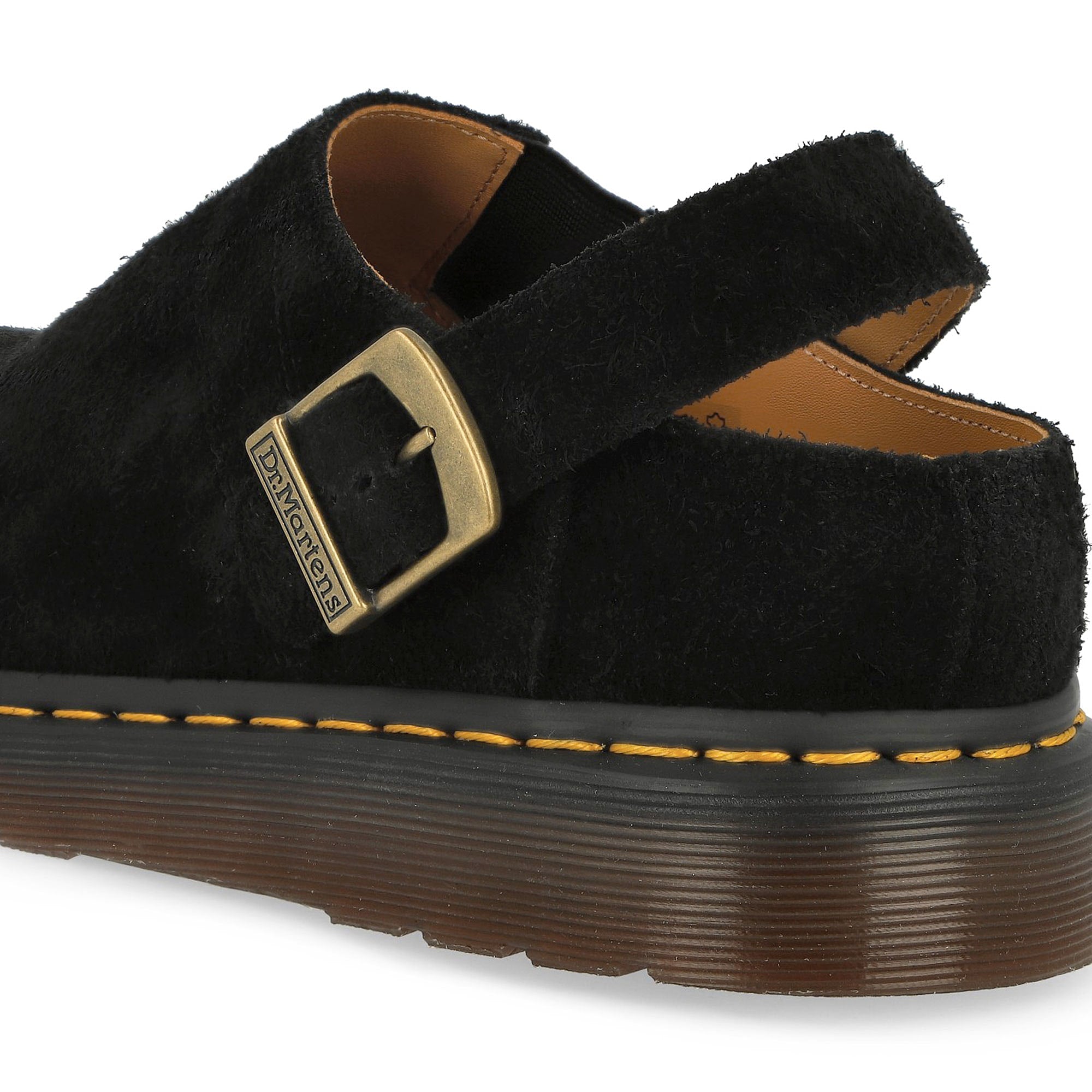 Dr. Martens Isham Mules Black Desert Oasis Suede Slides, Sandals & Slippers Detailfoto | Overkill