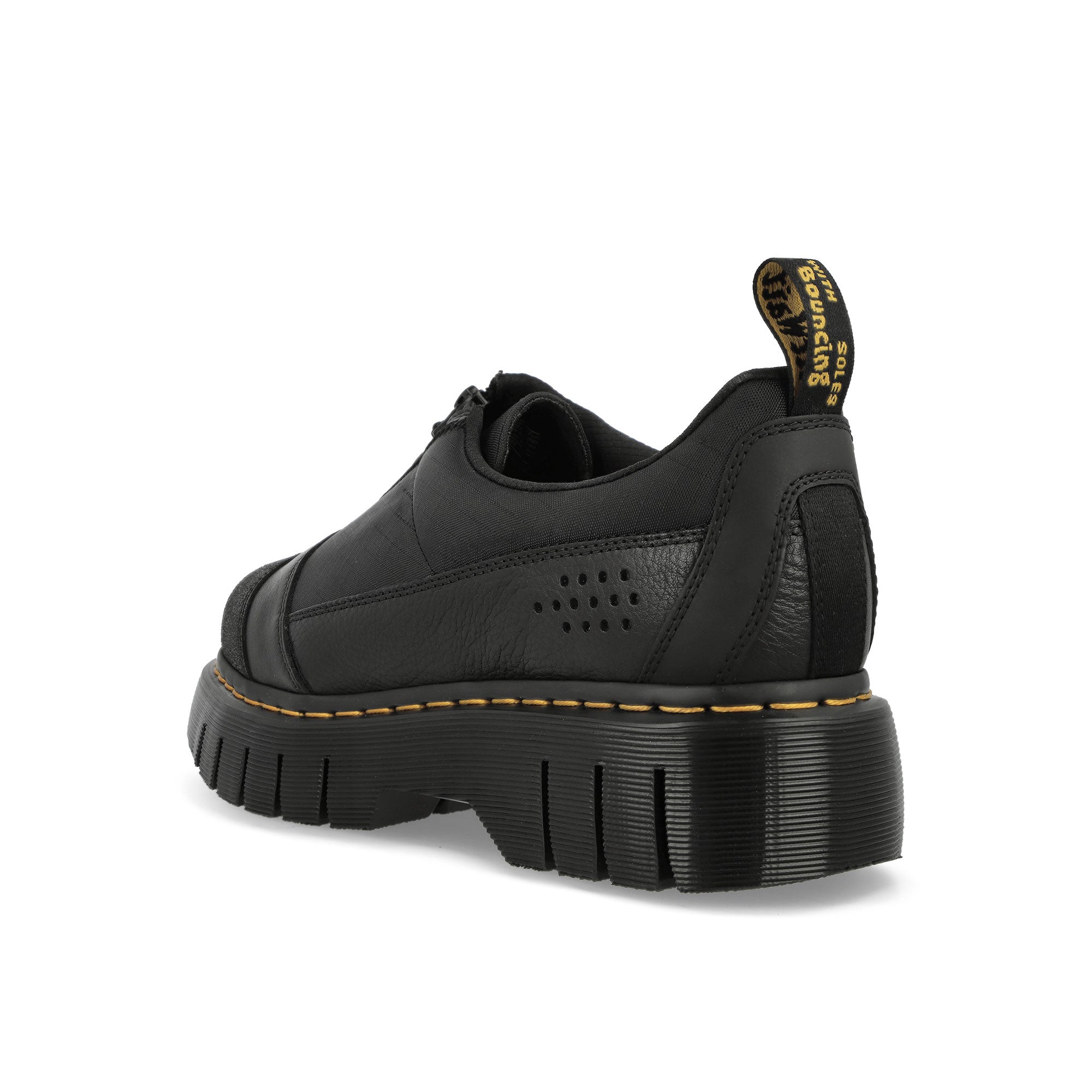 Dr. Martens 1461 Beta Clubwedge Black Loafers & Lace ups Material | Overkill