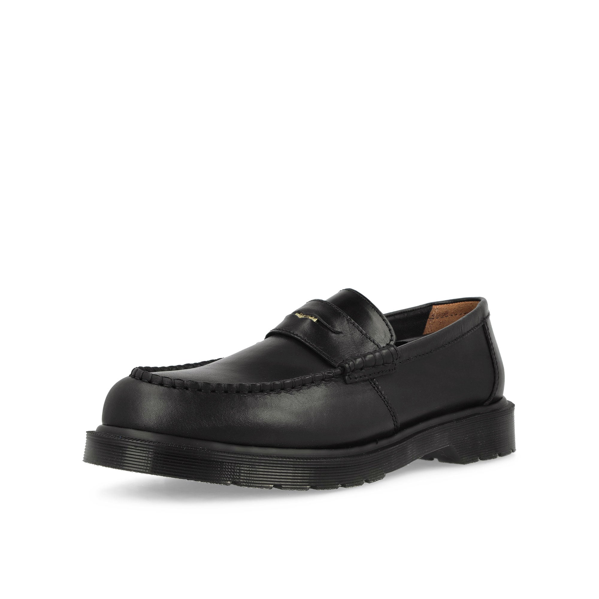 Dr. Martens Penton Classic Calf Black Loafers & Lace ups Close Up | Overkill