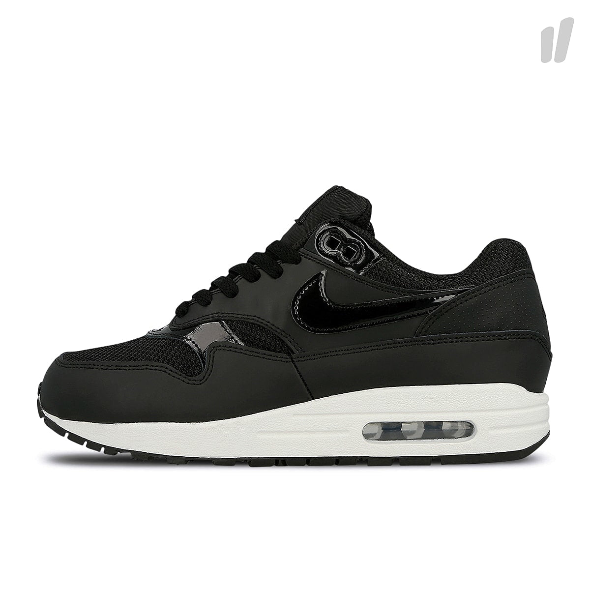 Nike wmns air max 1 Black / Black - Black - Summit White Low Top Sneakers 319986 039 | Overkill