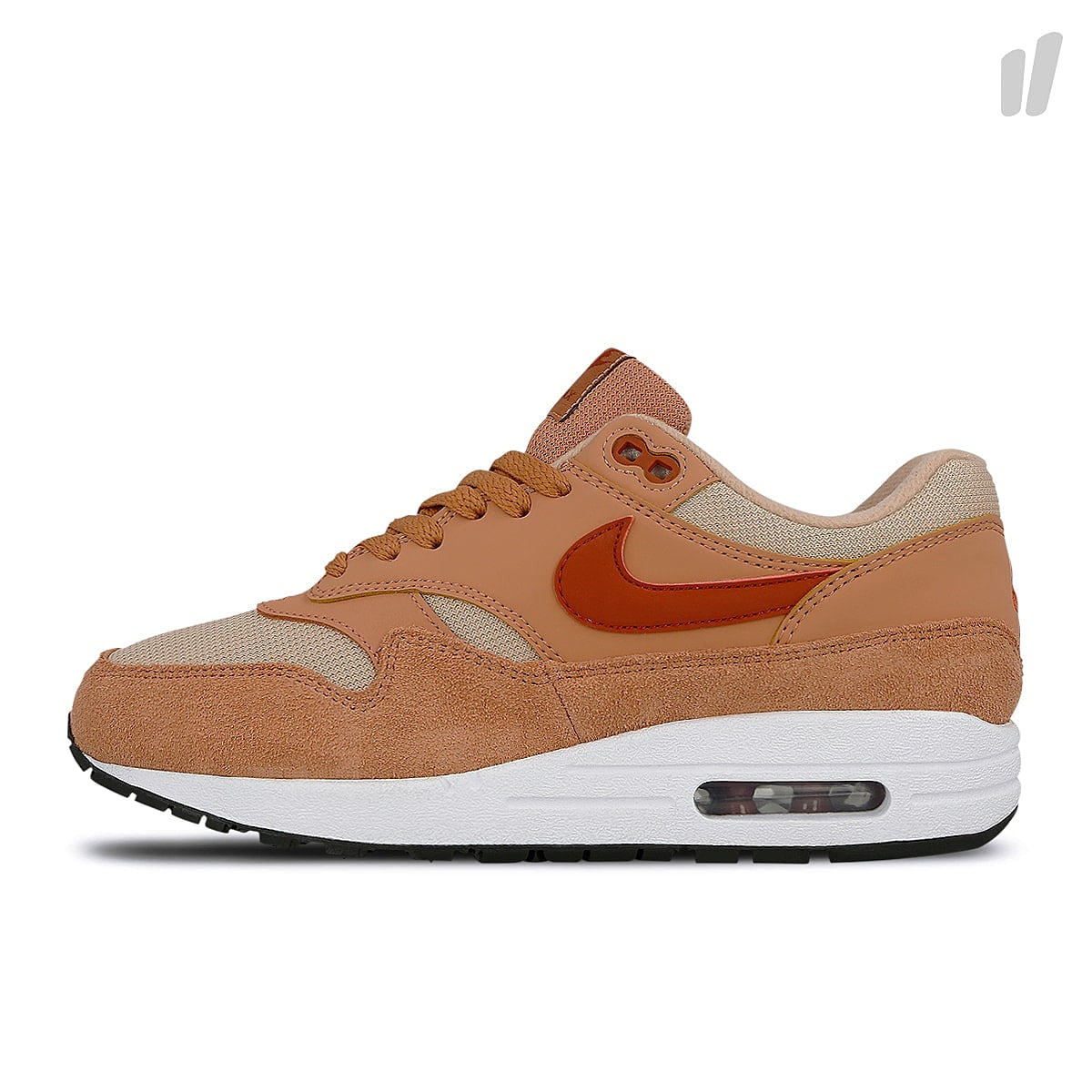 Nike wmns air max 1 Terra Blush-Dune Red - Bio Beige - Black Low Top Sneakers 319986 205 | Overkill