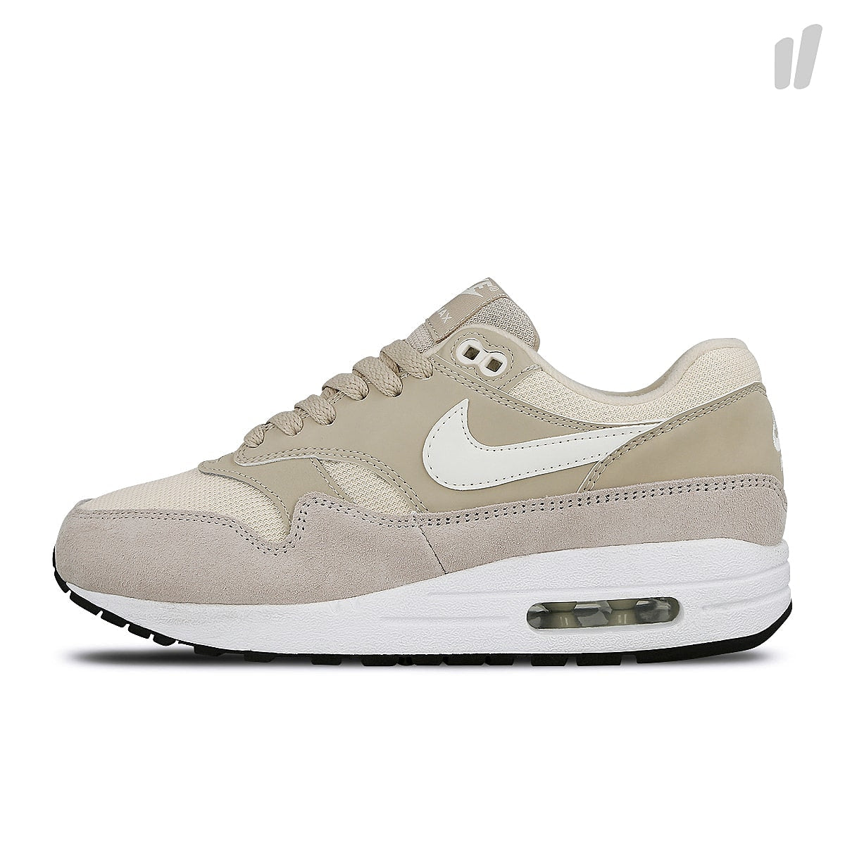 Nike wmns air max 1 String / Sail - Light Cream - Black Low Top Sneakers 319986 207 | Overkill