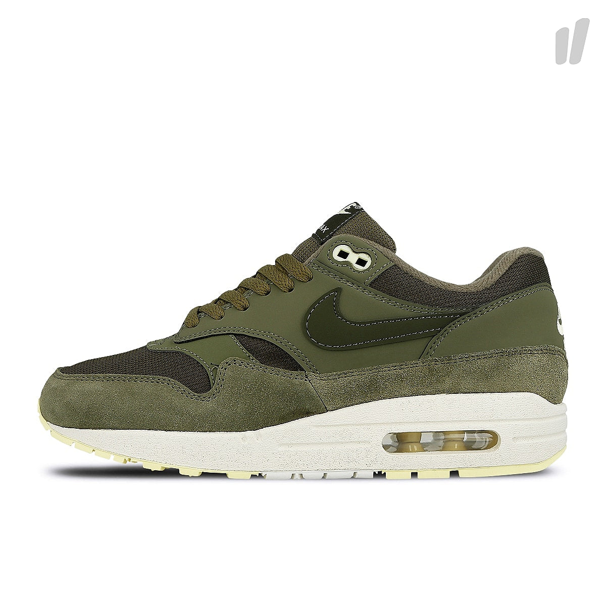 Nike wmns air max 1 Sequoia-Sequoia - Medium Olive Low Top Sneakers 319986 305 | Overkill