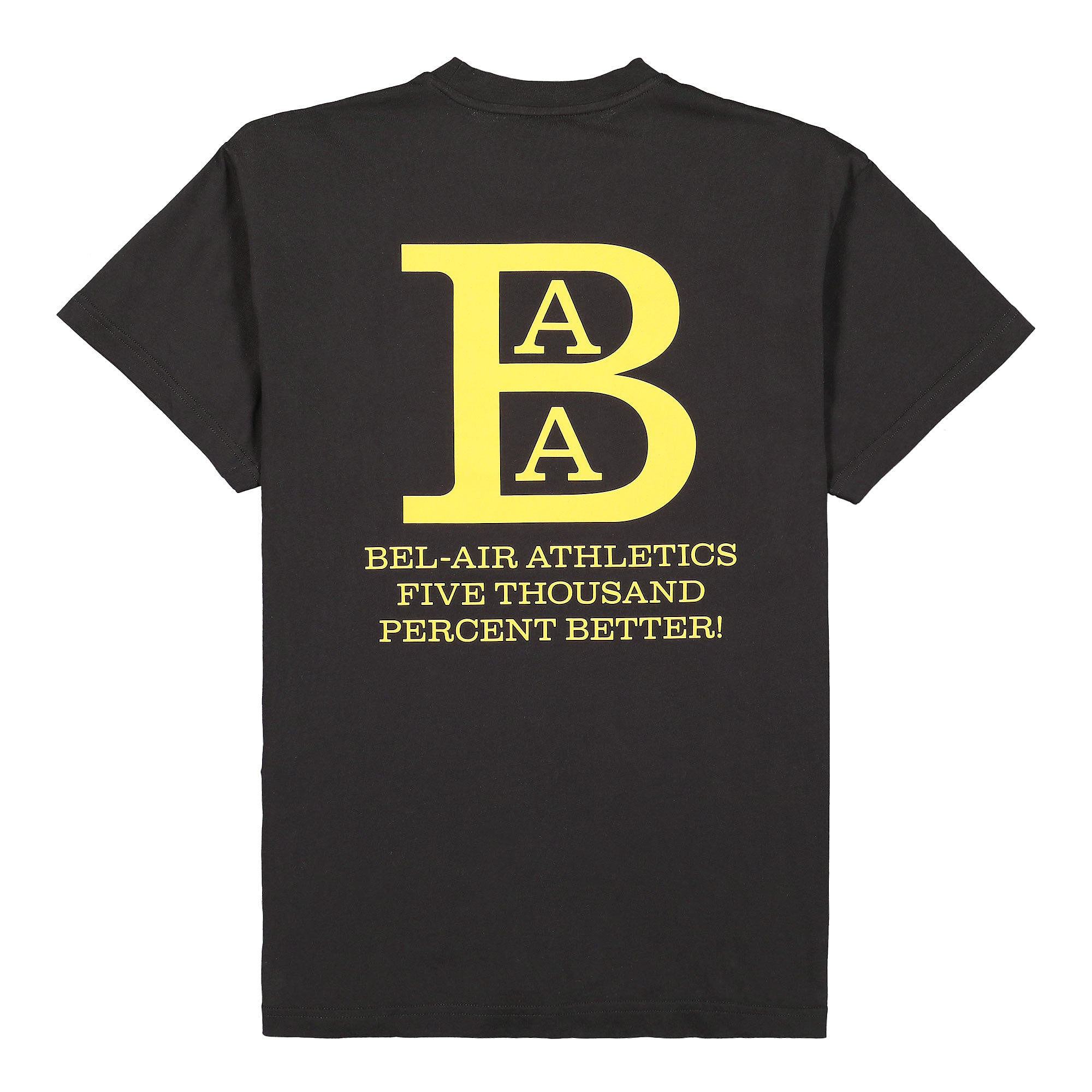 Bel-Air Athletics BAA 5000% T-Shirt Vintage Black T-Shirts Close-up | Overkill