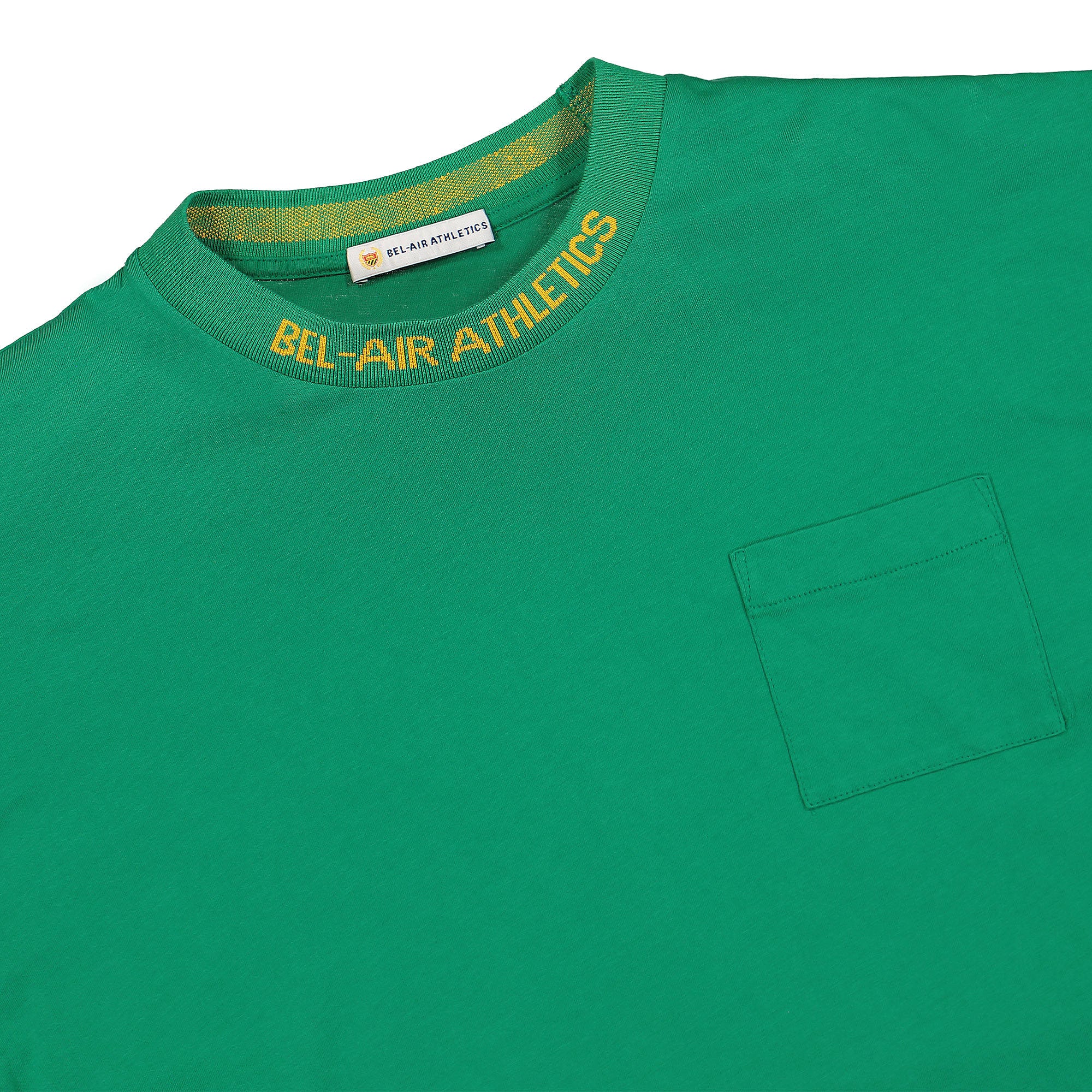 Bel-Air Athletics Bel-Air Longsleeve Shirt Ivy Longsleeves Close-up | Overkill