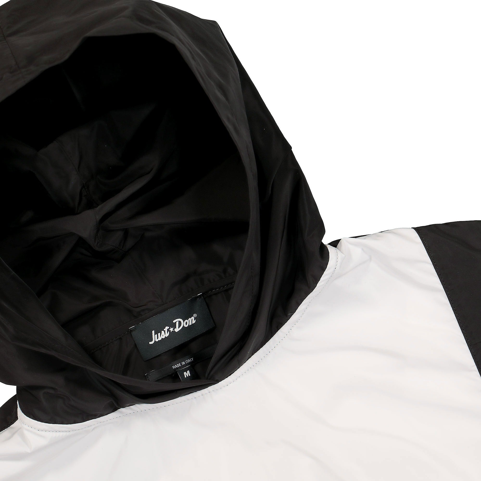 Just Don Memory Taffetas Hoodie White / Black Hoodies Material | Overkill