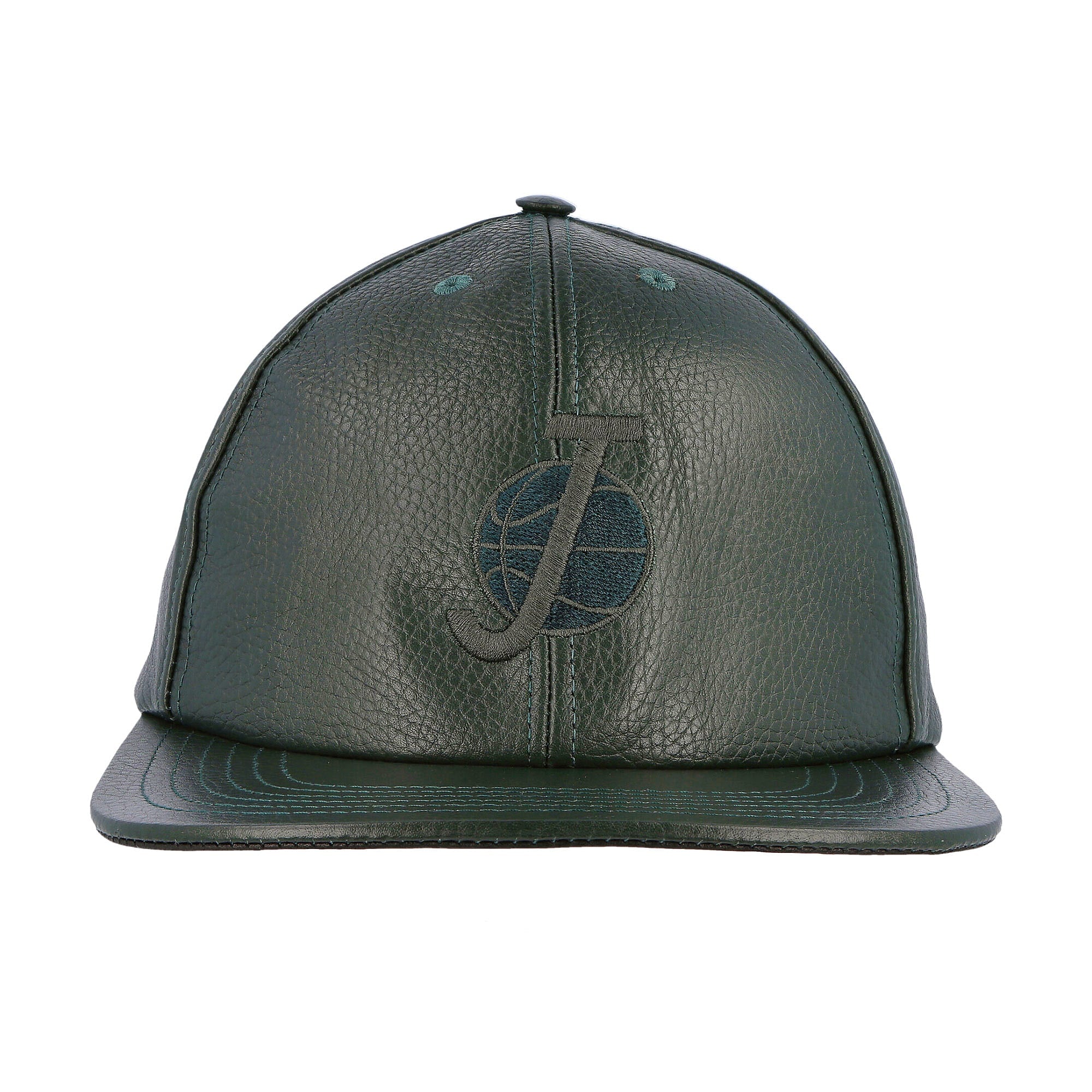 Just Don Leather Cap Green Caps Detailfoto | Overkill