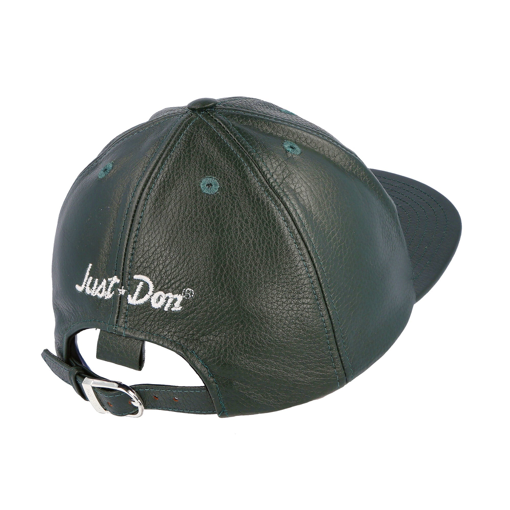 Just Don Leather Cap Green Caps Detail view 1 | Overkill
