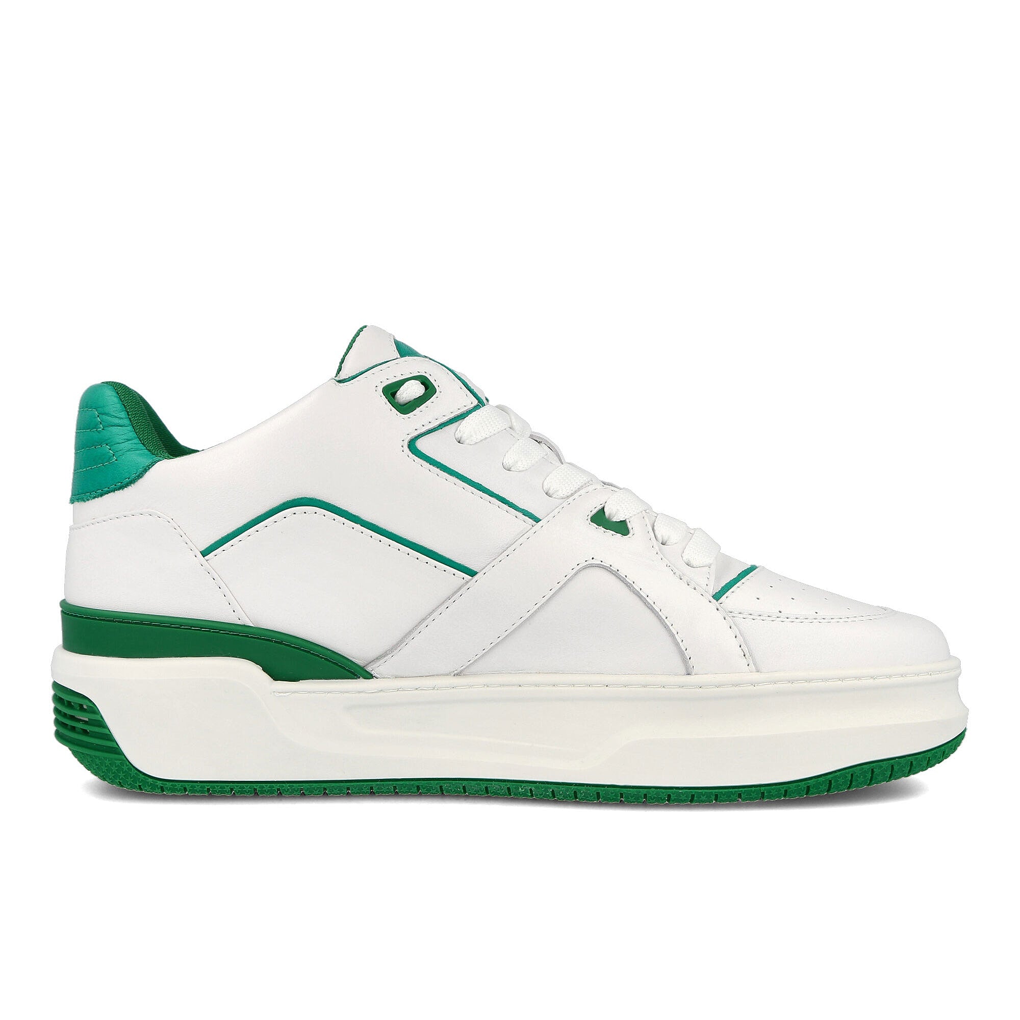 Just Don courtside lo White-Green Sneakers Silhouette | Overkill