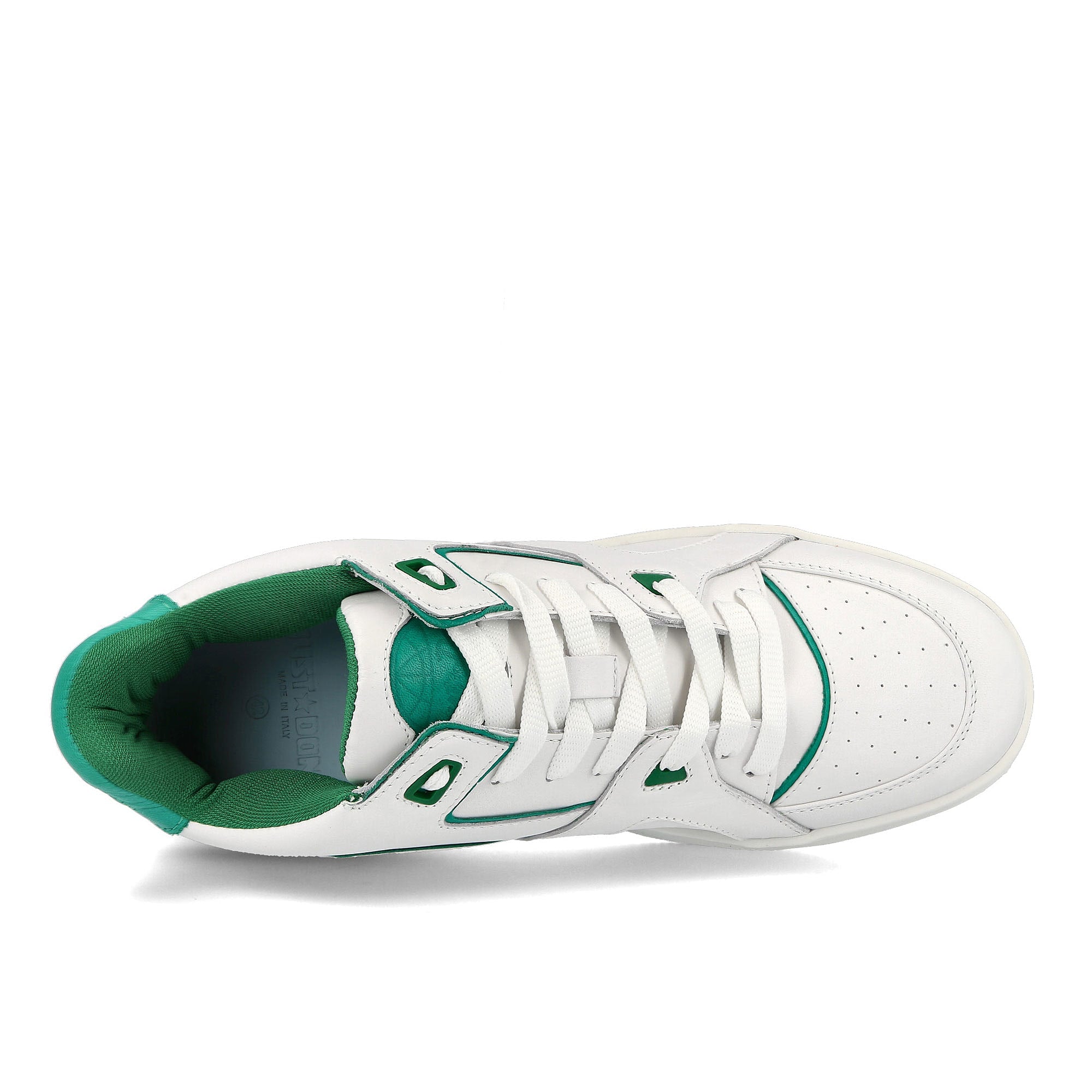 Just Don courtside lo White-Green Sneakers Detailfoto | Overkill