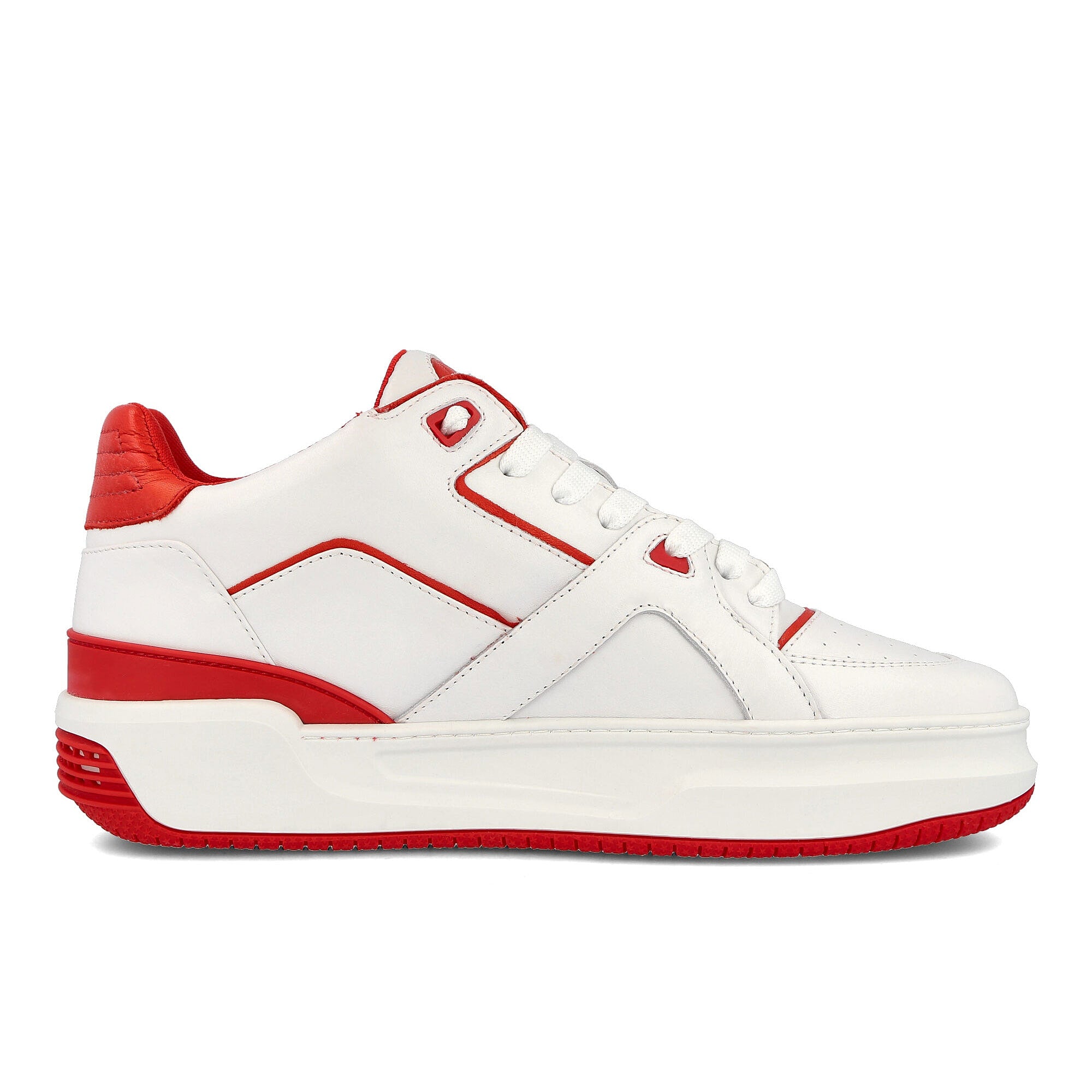 Just Don courtside lo White-Red Sneakers Silhouette | Overkill