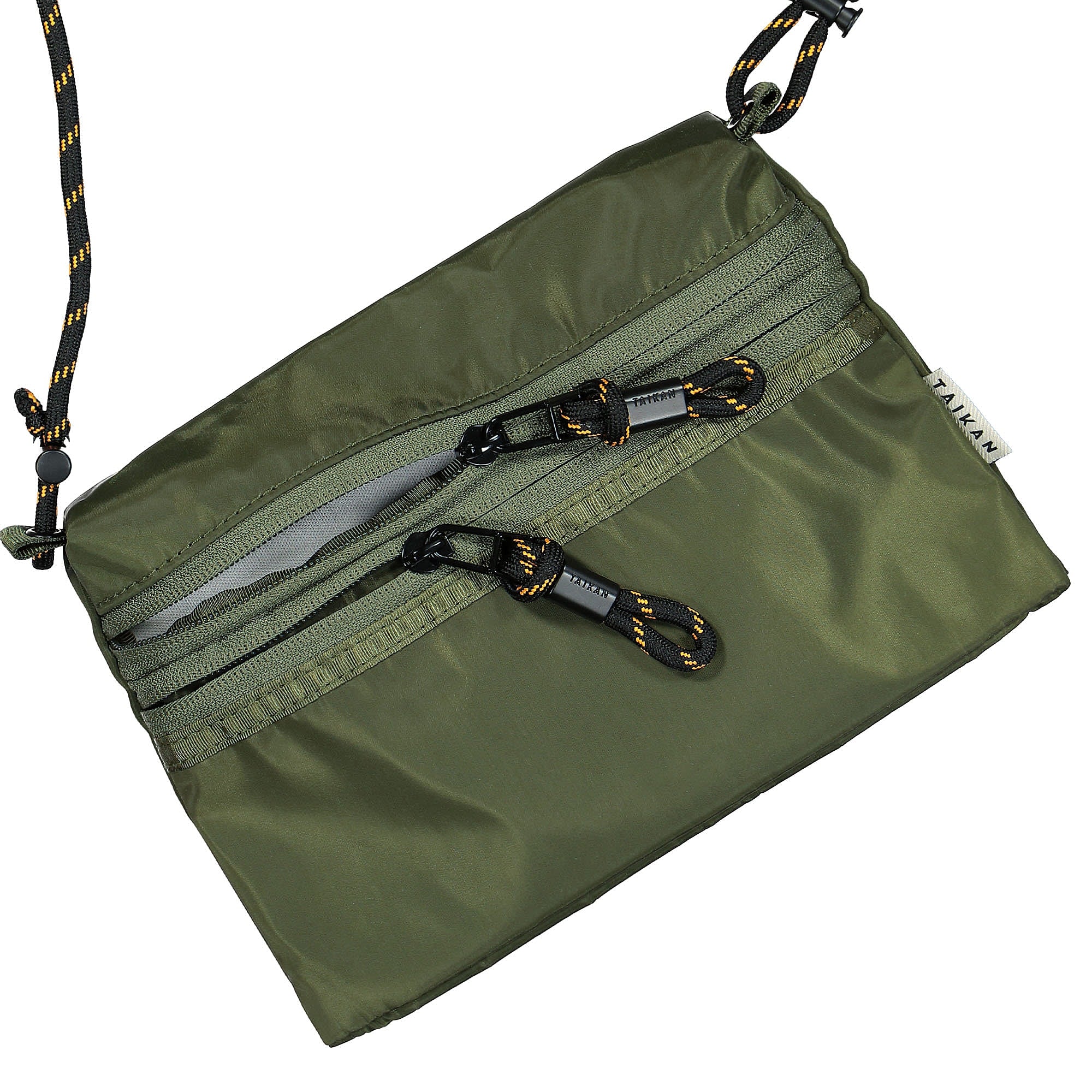 Taikan Everything Sacoche Small Olive Shoulder & Cross Body Bags Material | Overkill