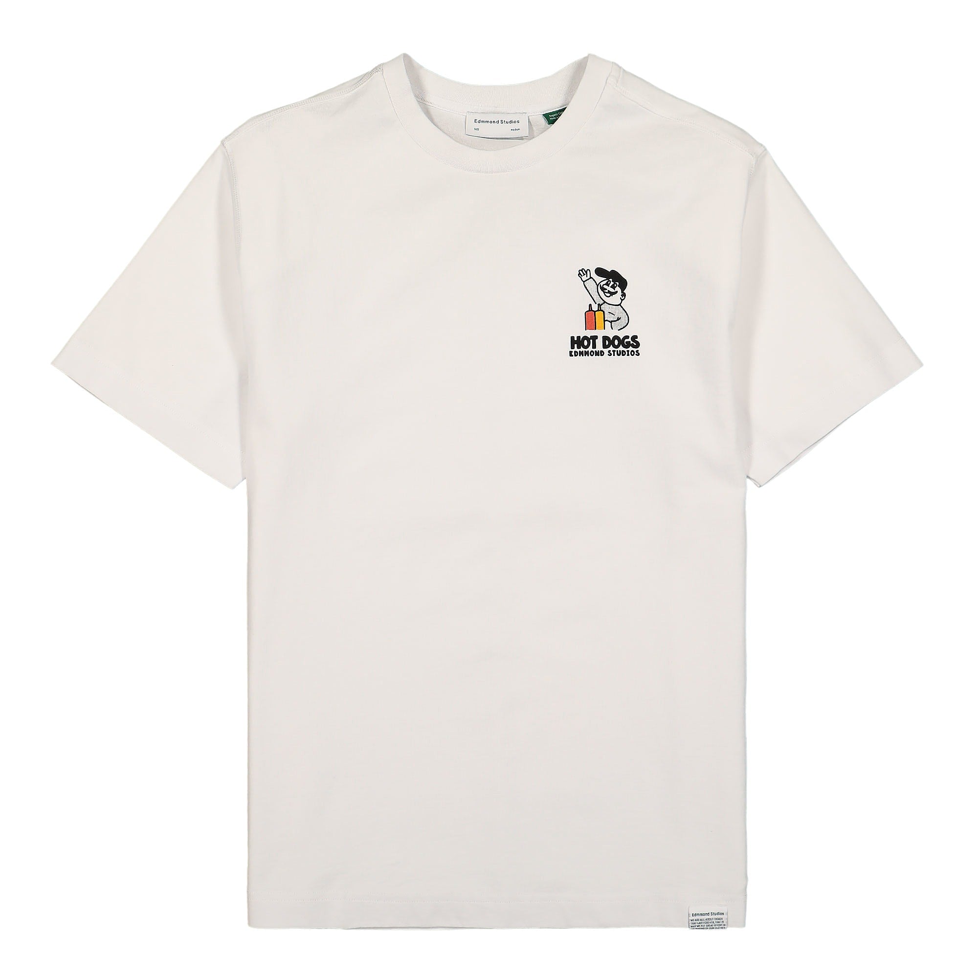 Edmmond Studios Feltman T-Shirt Plain White T-Shirts 321-30-58000 | Overkill