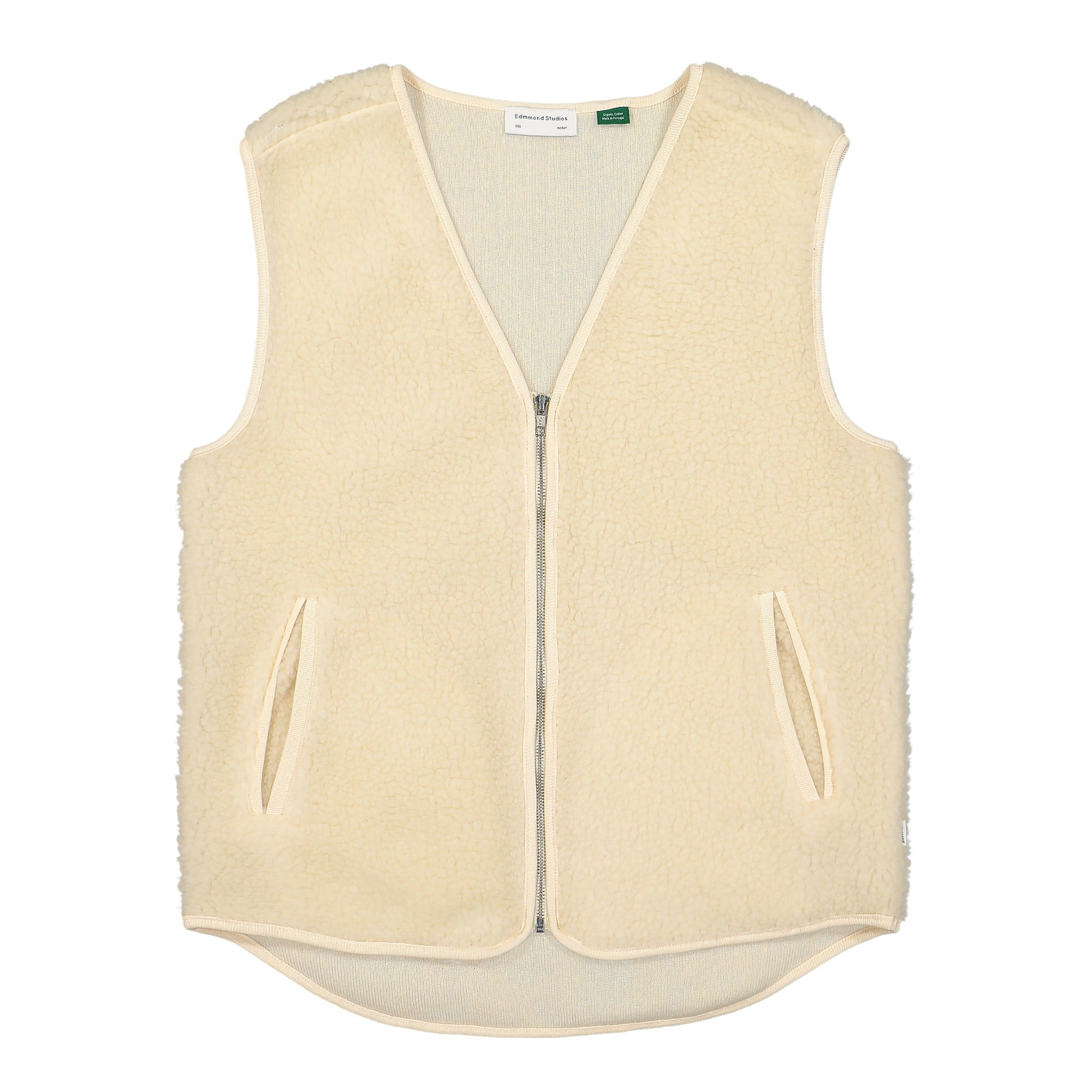 Edmmond Studios Summit Vest Plain Beige Vests 321-80-09050 | Overkill