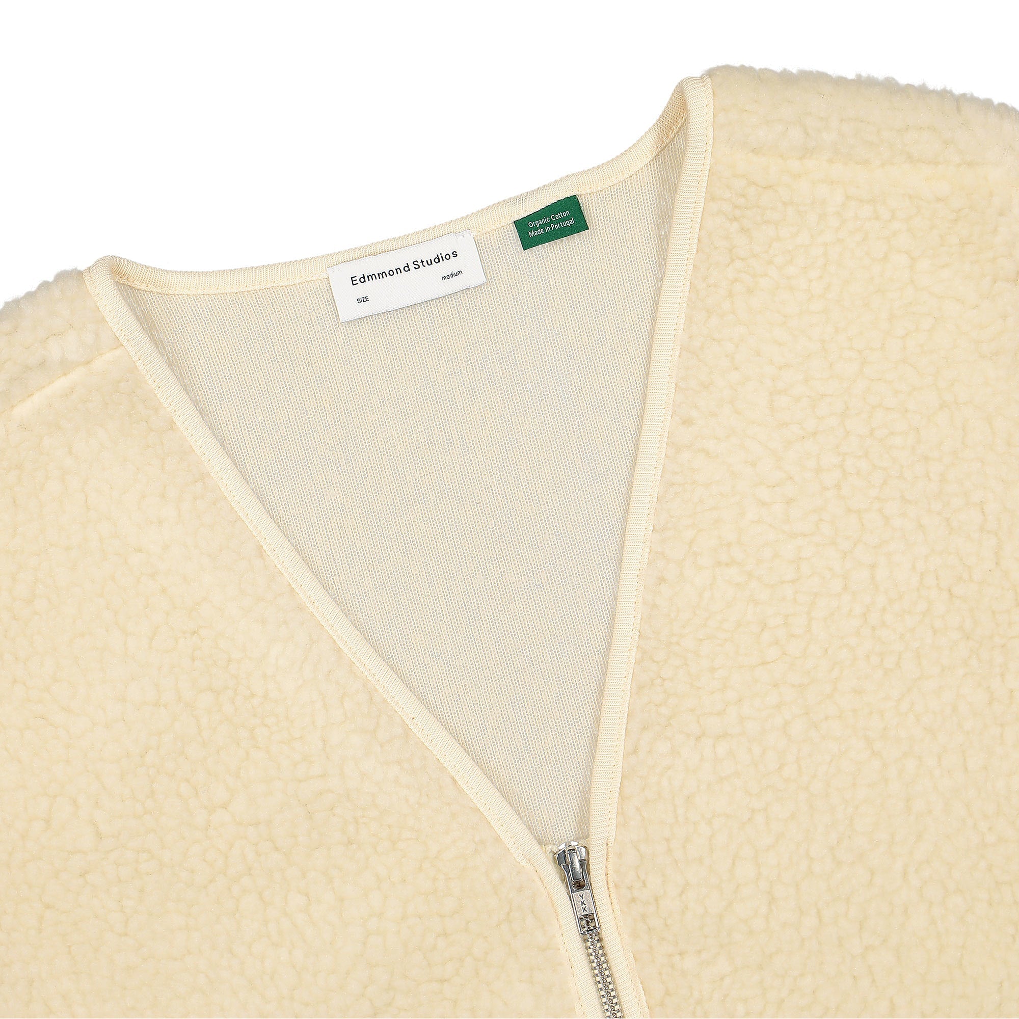 Edmmond Studios Summit Vest Plain Beige Vests Close-up | Overkill