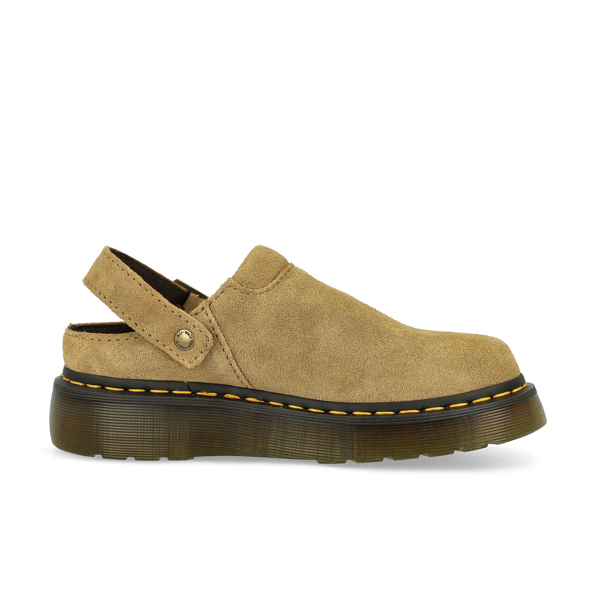 Dr. Martens Laketen Mules Savannah Tan Bronx Suede Slides, Sandals & Slippers Silhouette | Overkill