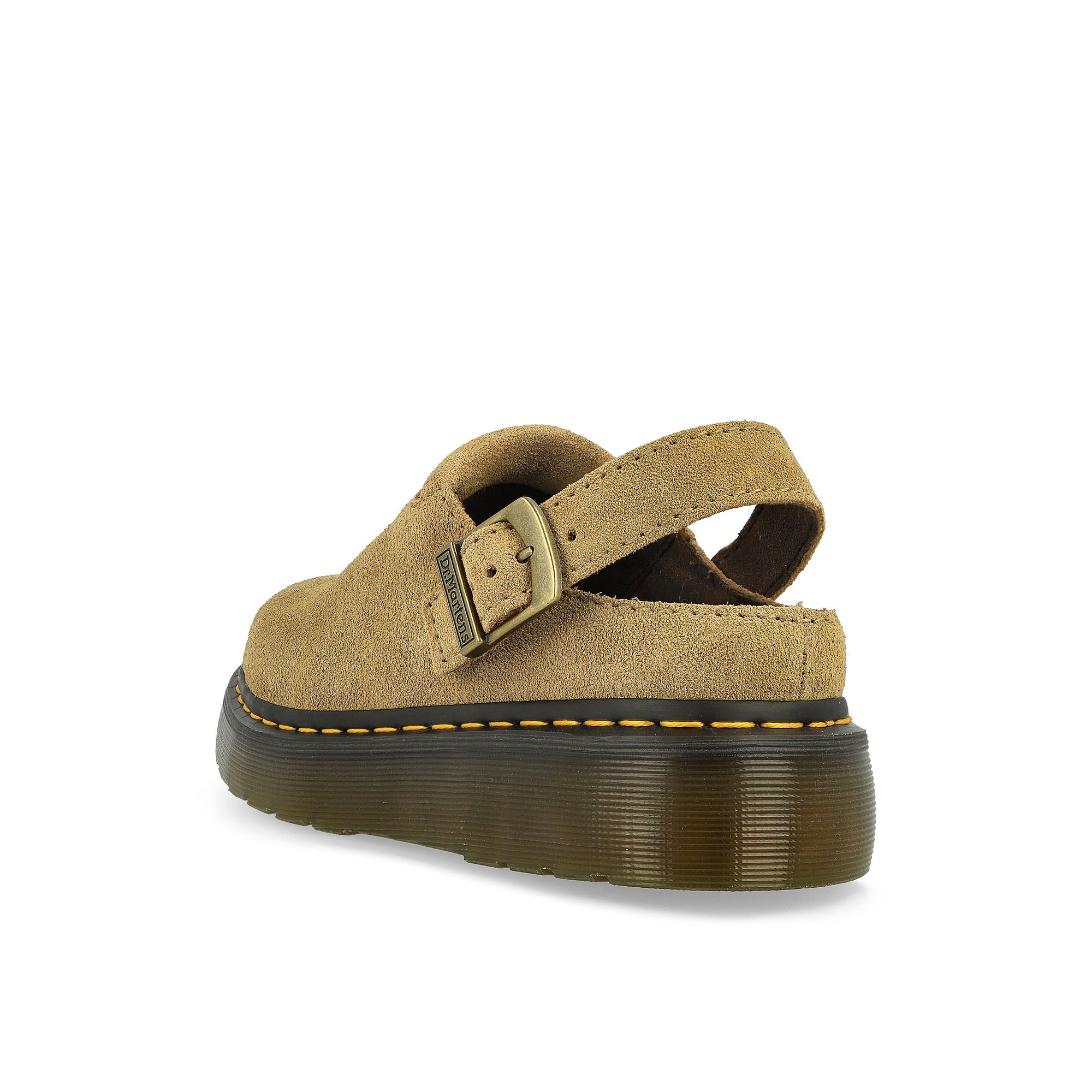 Dr. Martens Laketen Mules Savannah Tan Bronx Suede Slides, Sandals & Slippers Material | Overkill
