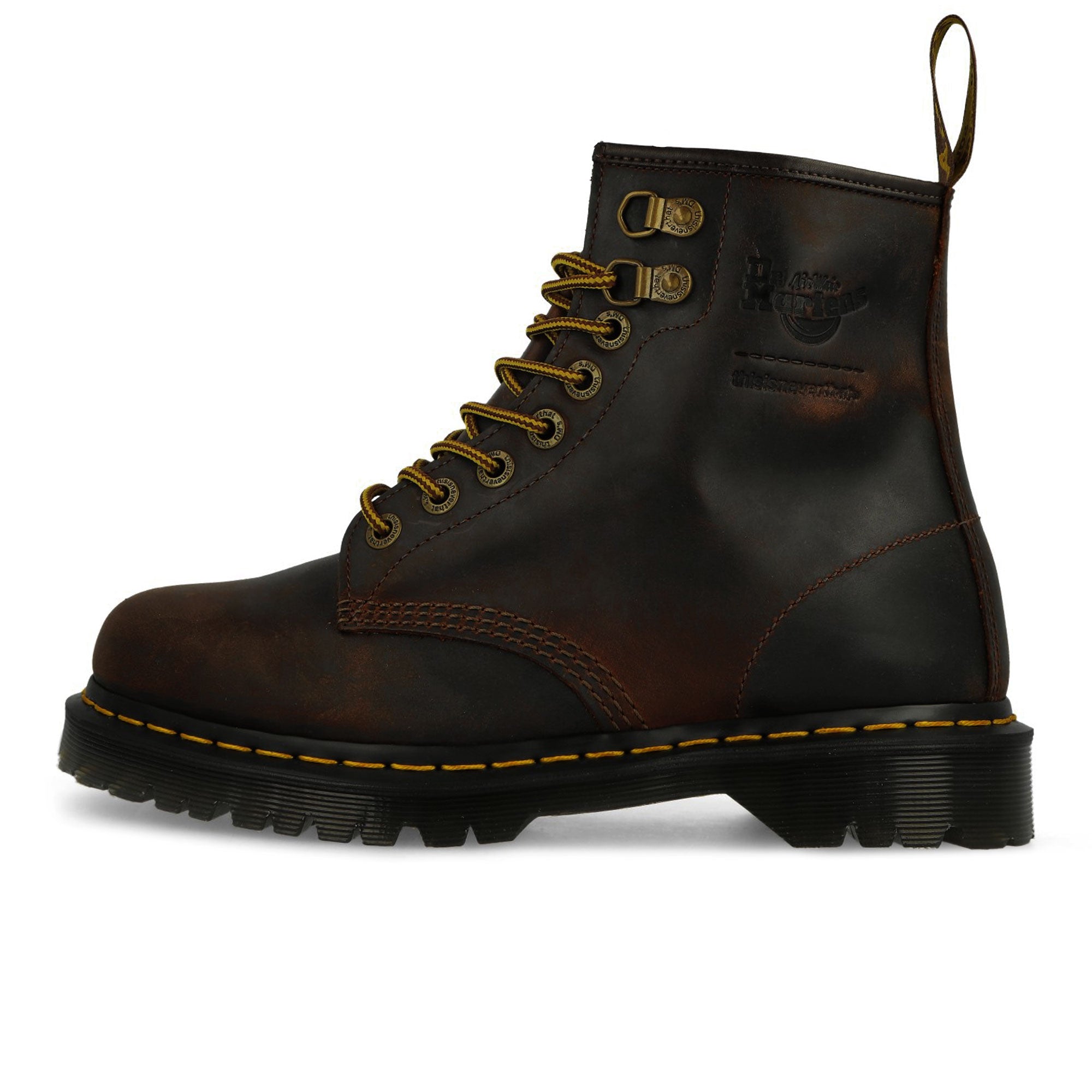 Dr. Martens 1460 Waxed Full Grain Chestnut Brown Boots 32181523 | Overkill