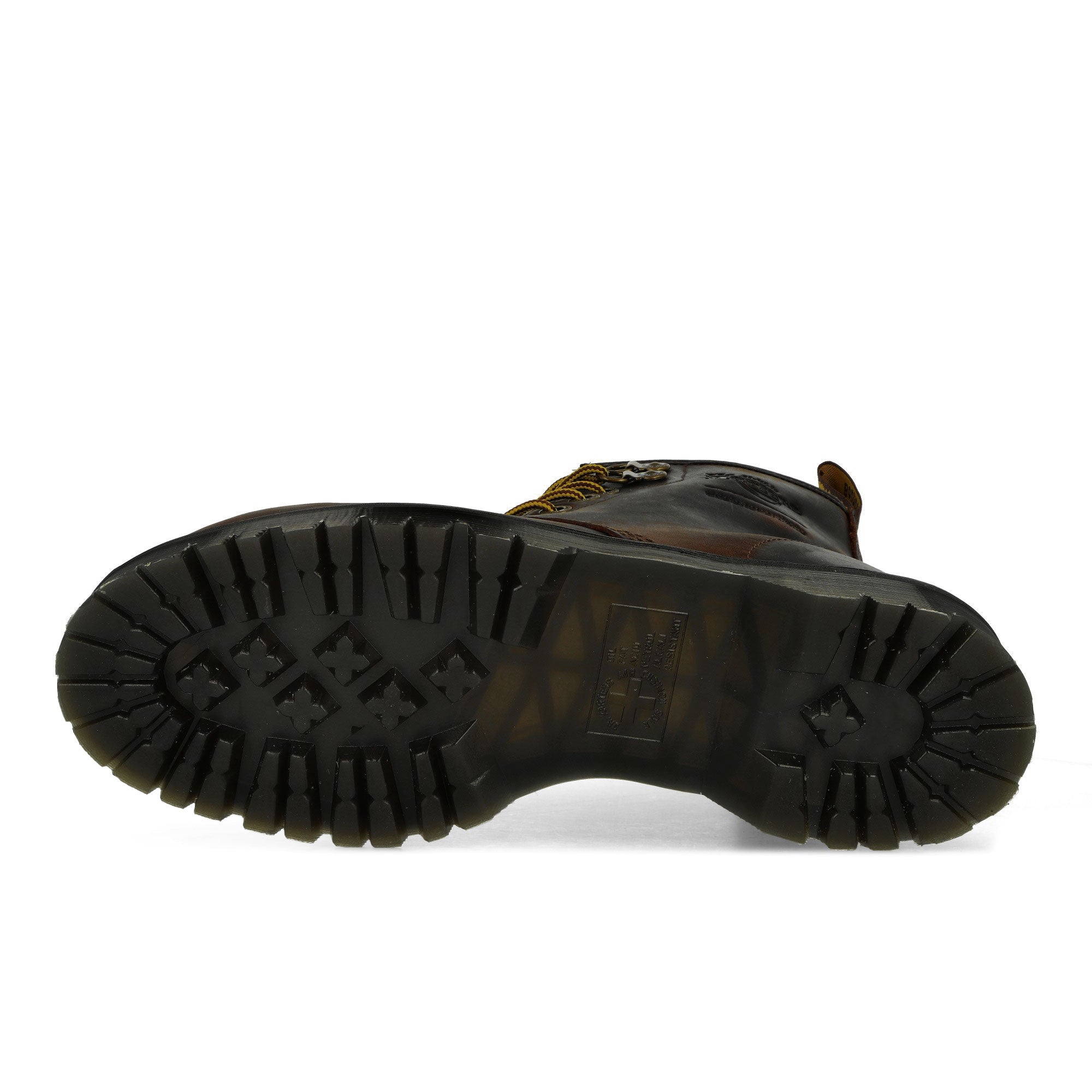 Dr. Martens 1460 Waxed Full Grain Chestnut Brown Boots Detail View 2 | Overkill