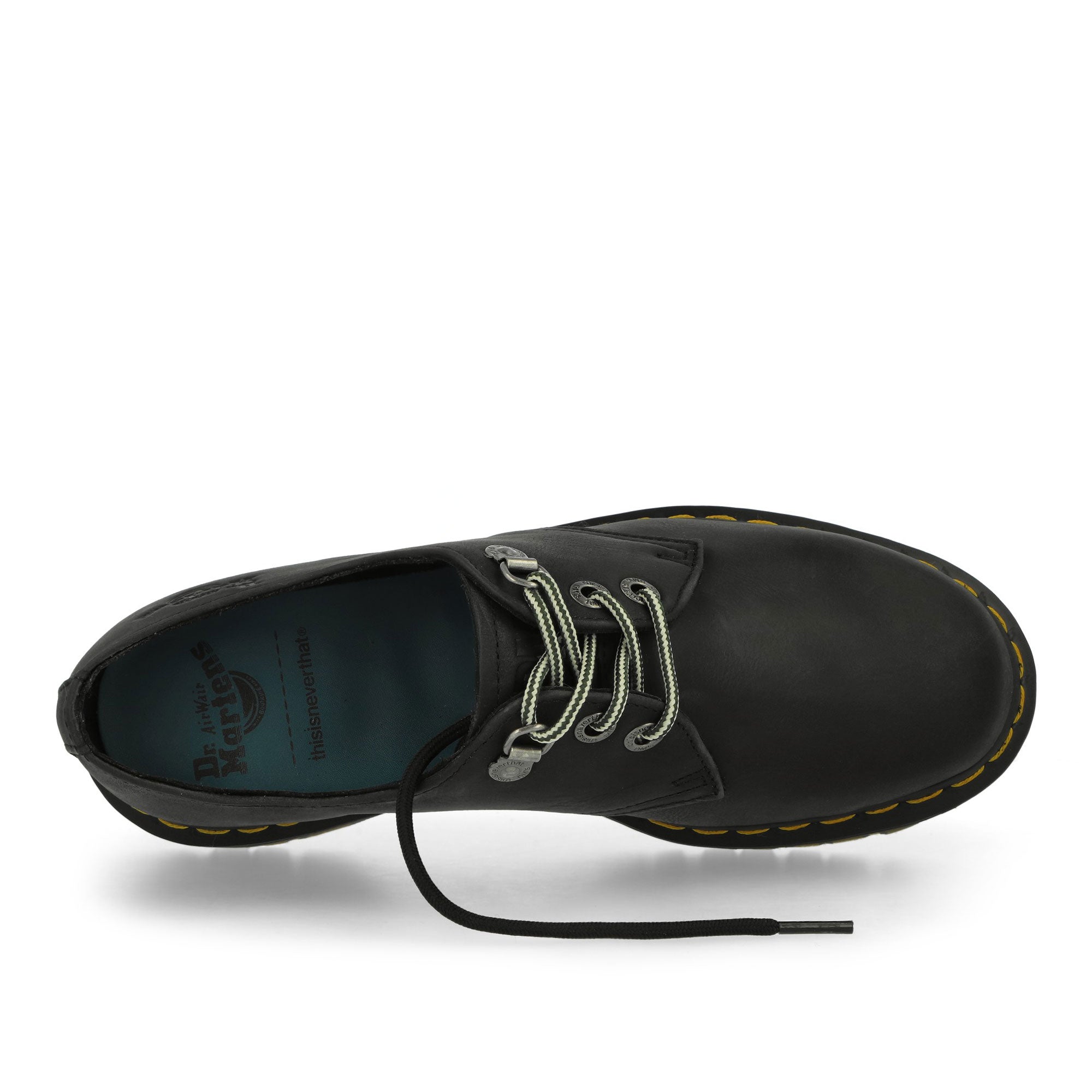 Dr. Martens 1461 Black Wyoming Black Loafers & Lace ups Detailfoto | Overkill