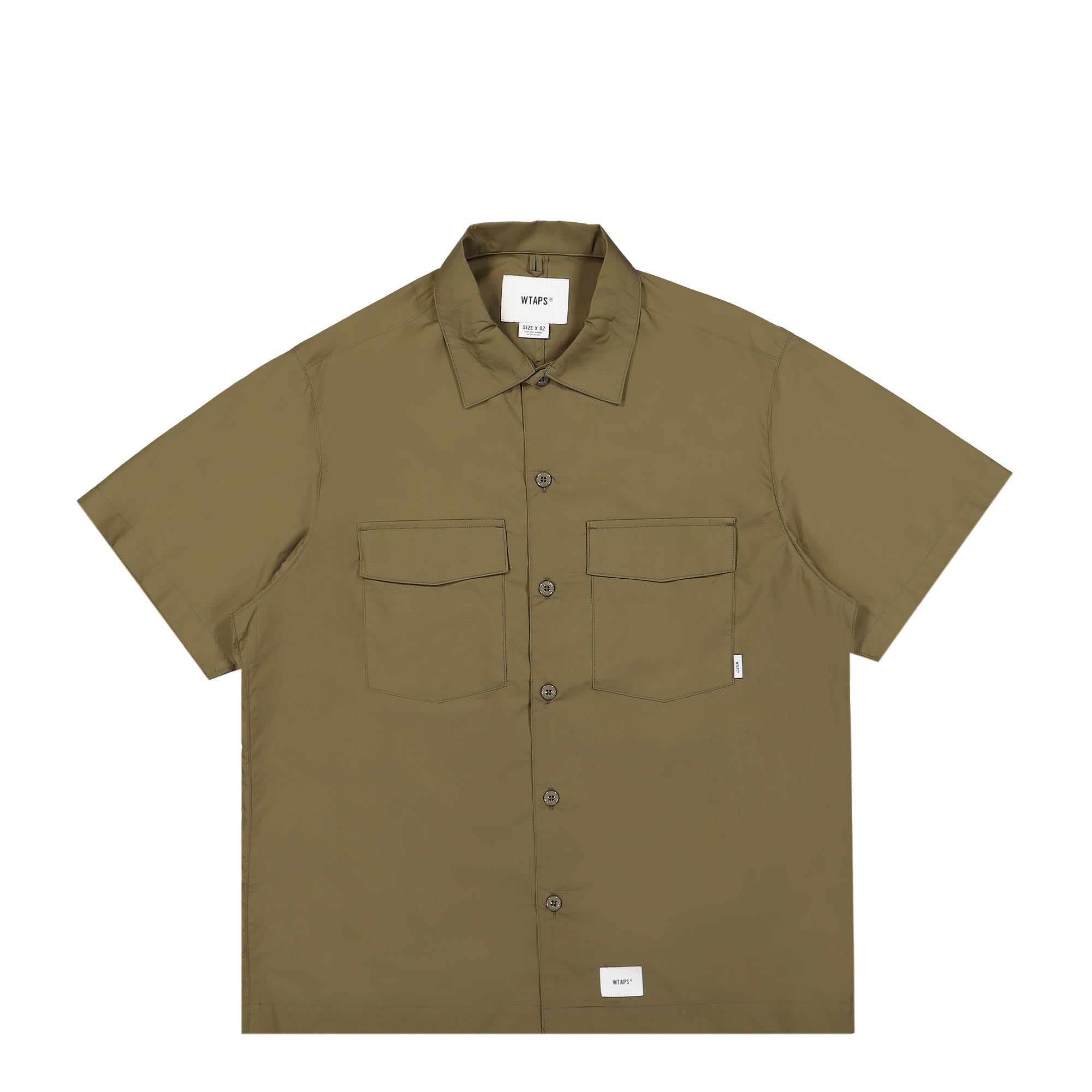 WTAPS CBW Broadcloth Shirt 231BRDT-SHM02 / Olive Drab | OVERKILL