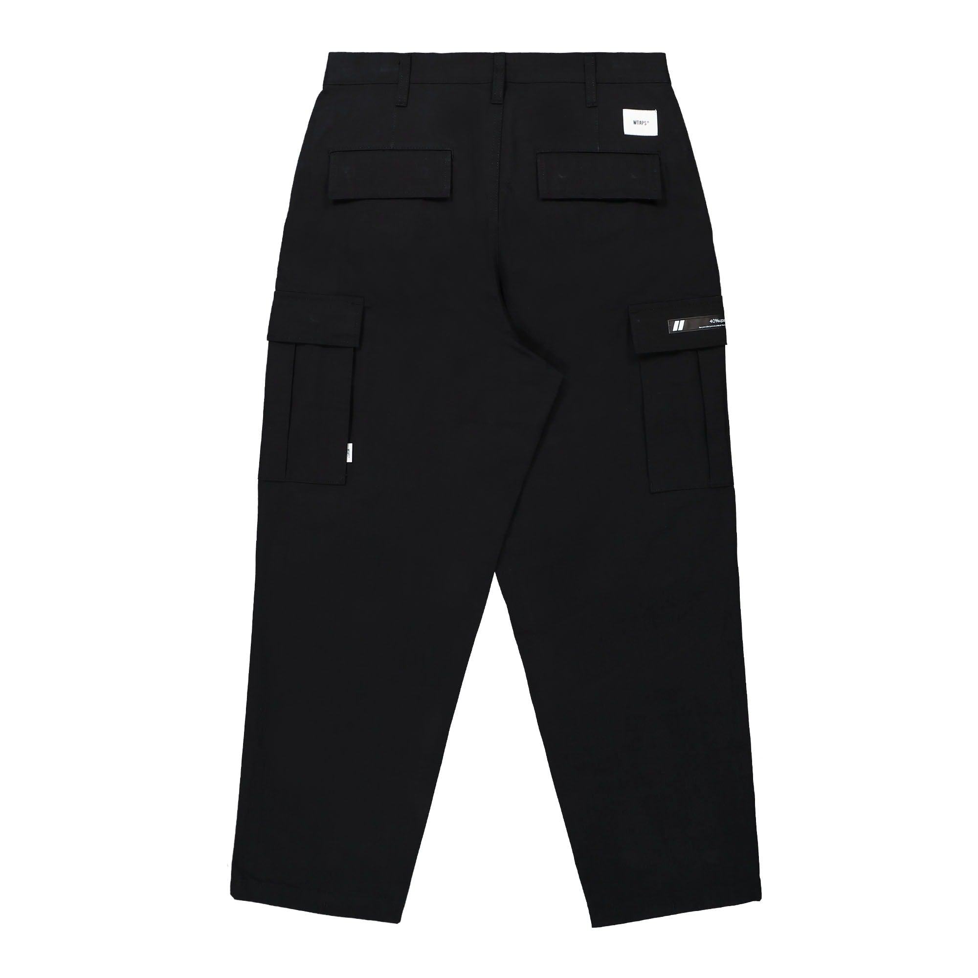 WTAPS MILT9601 Ripstop Trousers Black Casual Pants Material | Overkill